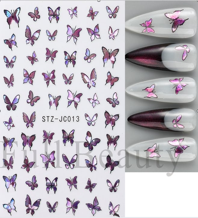 Abtibilduri unghii Marquise, STICKER90, Mov