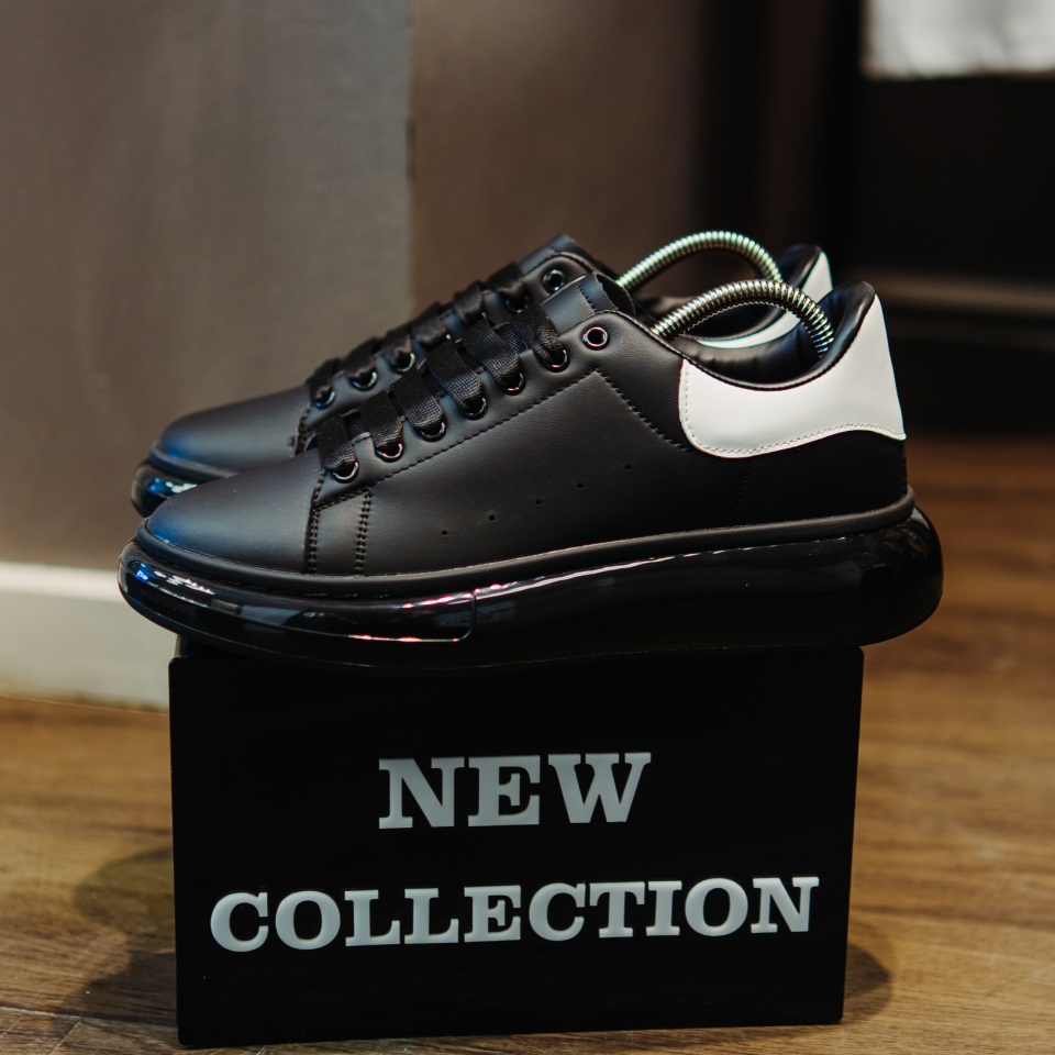 ADIDASI ALEXANDER GLOSSY BLACK-WHITE ABMQ20(095-5)(096-2) (MĂRIME: 44)