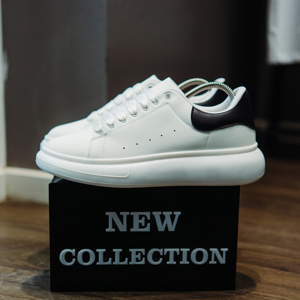 ADIDASI ALEXANDER GLOSSY WHITE-BLACK ABMQ22(095-7) (MĂRIME: 40)