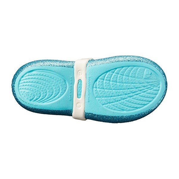 Balerini Crocs Keeley Frozen Flat Albastru deschis - Pool - poza 3