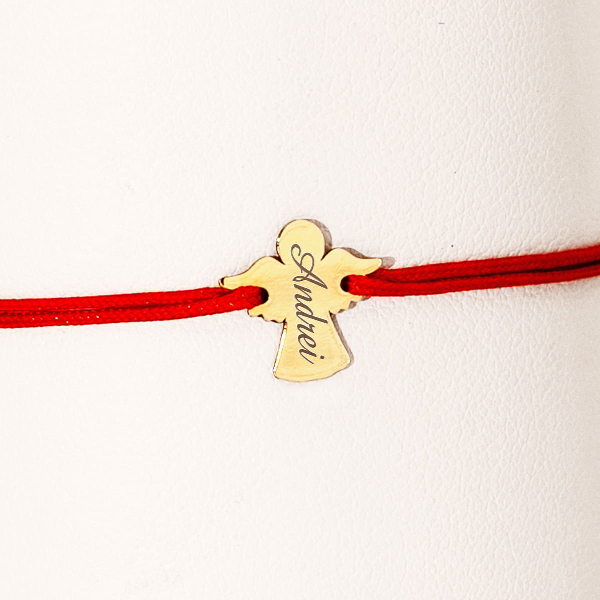 Bratara snur Ingeras Aur 14k-personalizata prin gravura