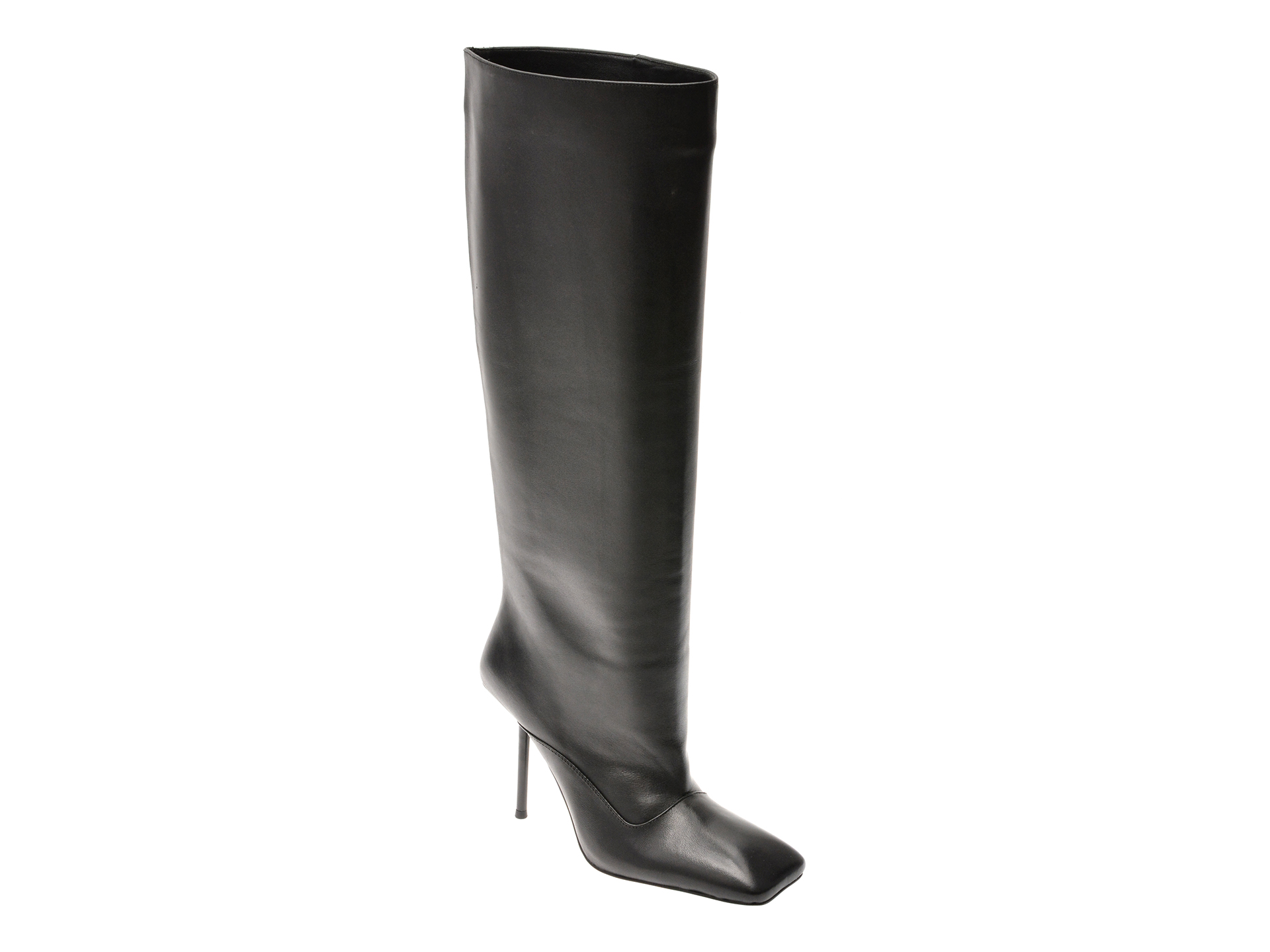 Cizme elegante EPICA PREMIUM negre, HF1432, din piele naturala