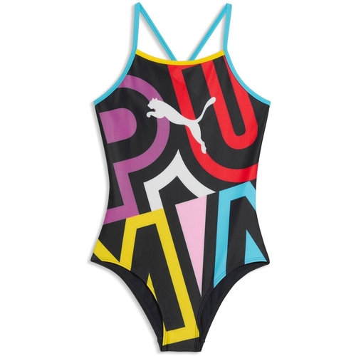 Costum de baie copii Puma Swim Girls Placed Print Swimsuit 1p 94752401
