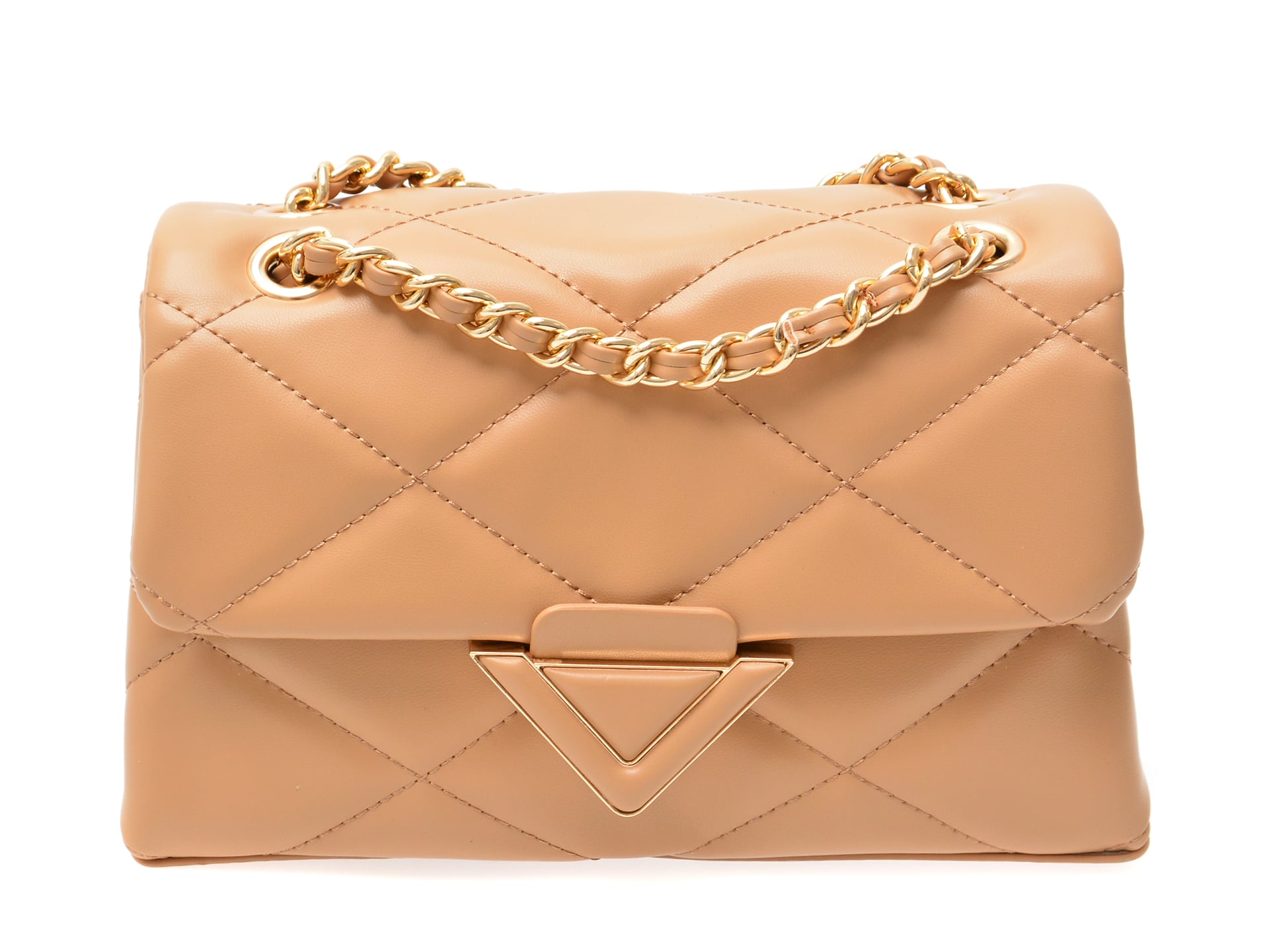 Geanta ALDO bej, PUFFQUILTSMALL 271, din piele ecologica