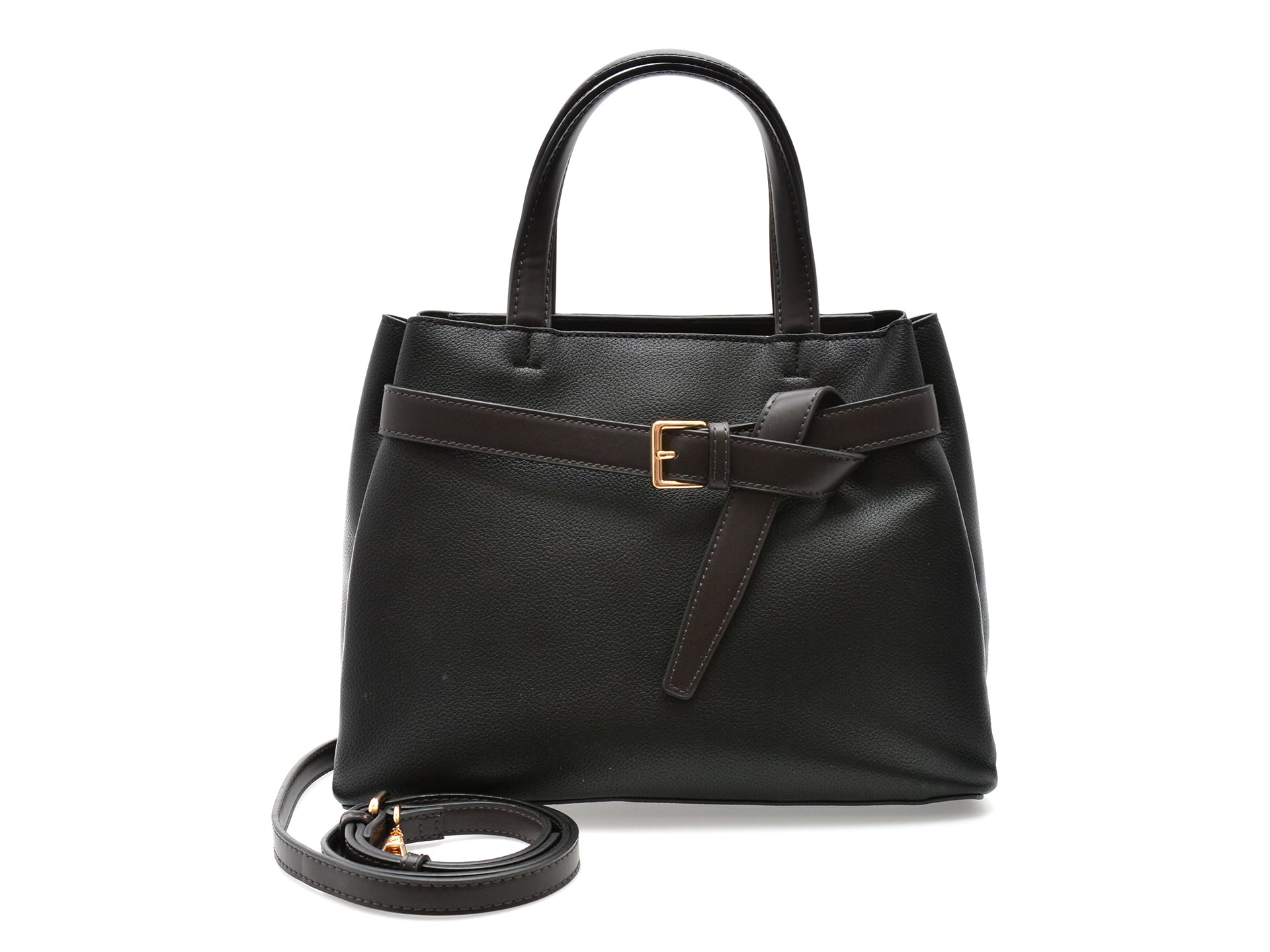 Geanta ALDO neagra, EBAECLYA 001, din piele ecologica