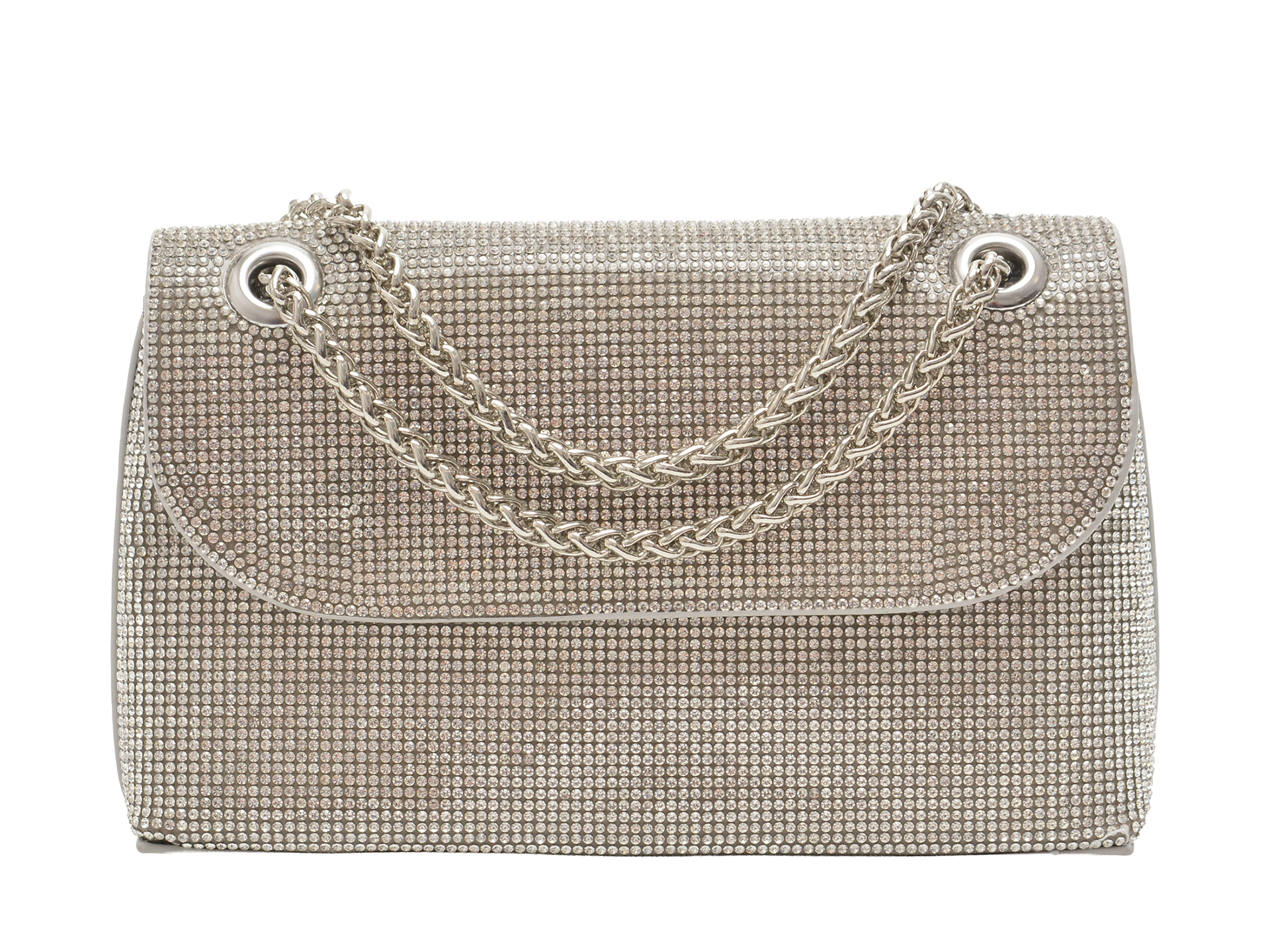 Geanta CALL IT SPRING argintie, LOVELLY 040, din piele ecologica