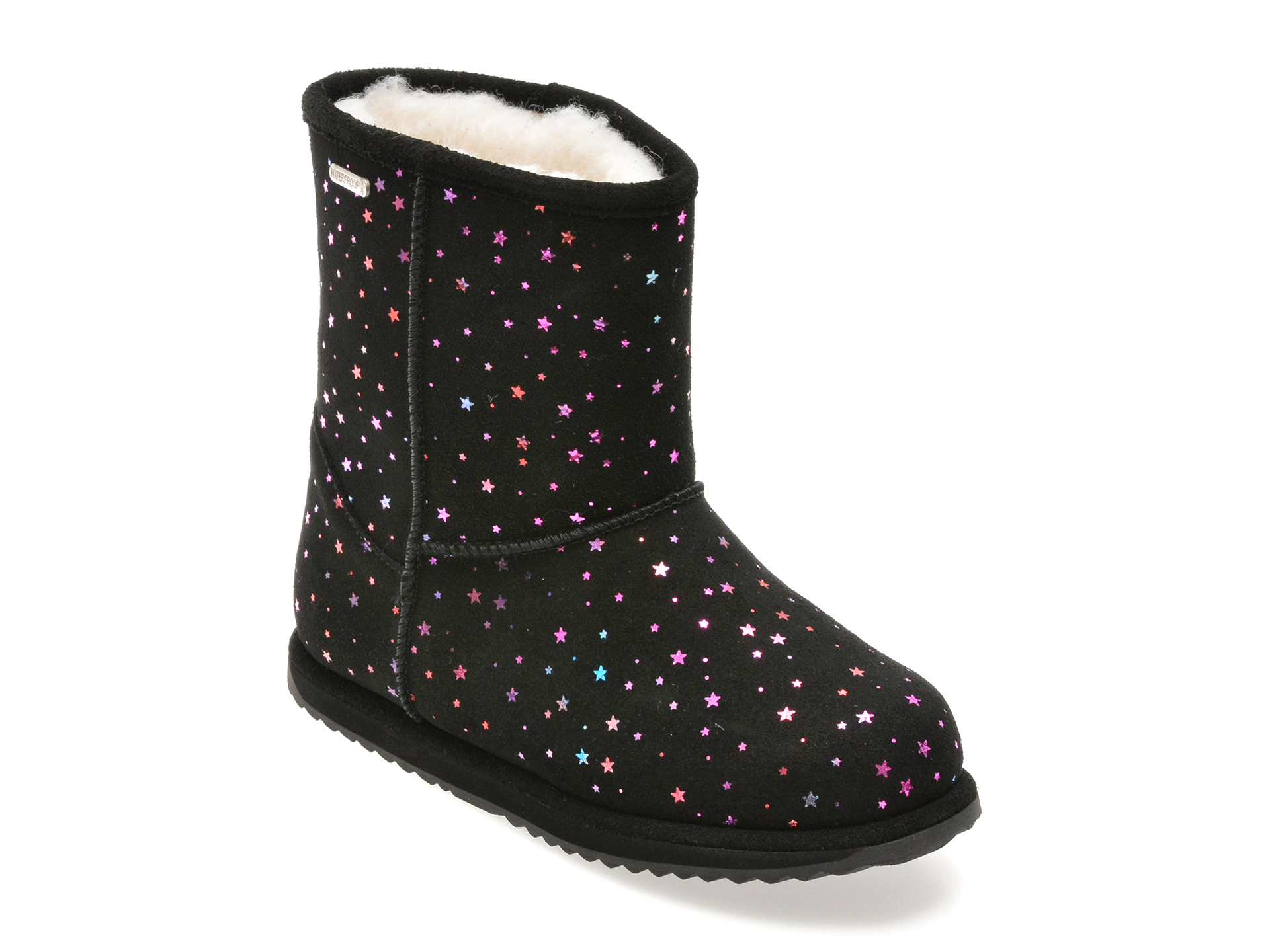 Ghete EMU negre, SPARKLE BRUMBY, din piele intoarsa