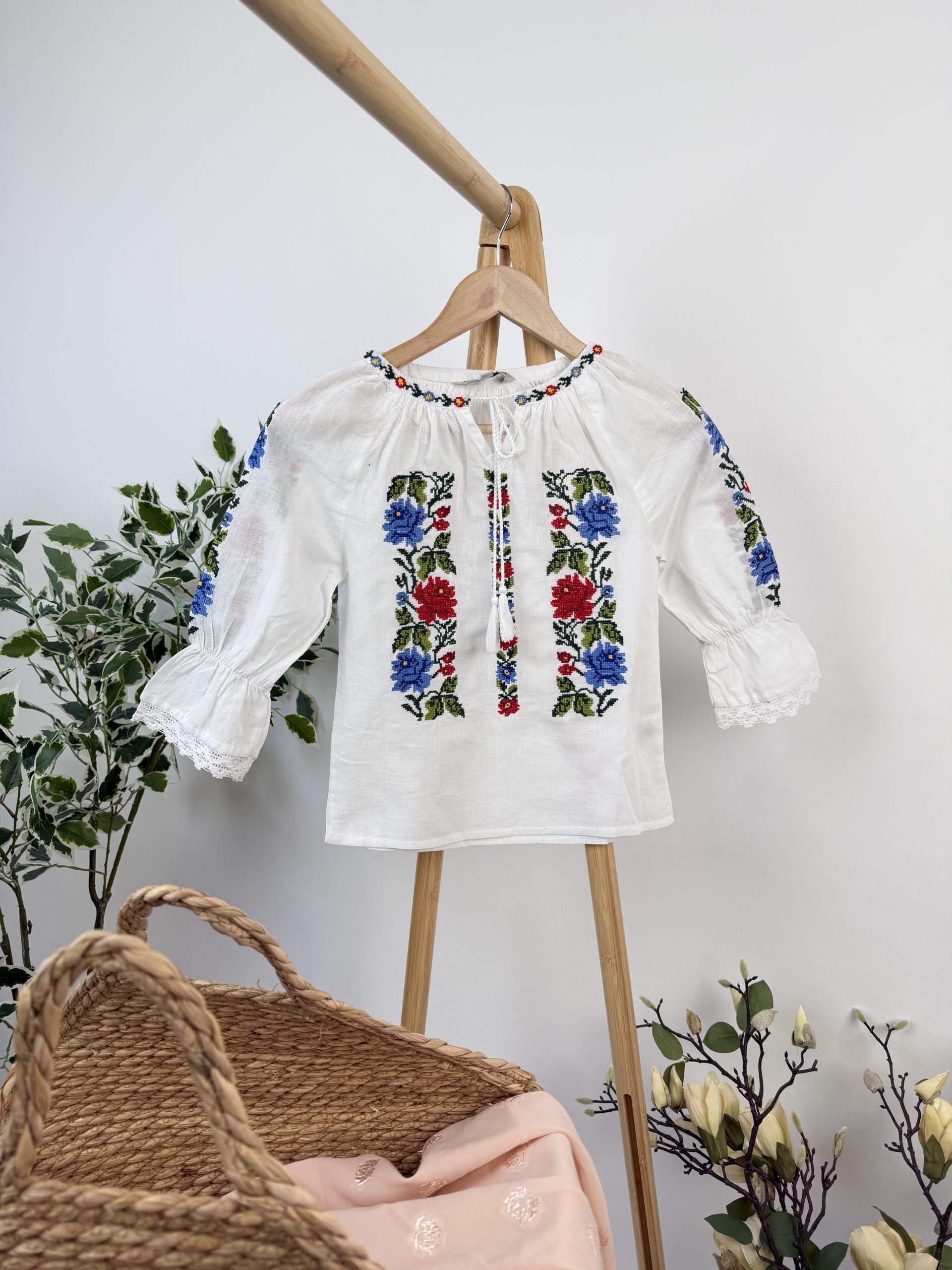 Ie tradițională fete TM2490 *motive florale* - 8