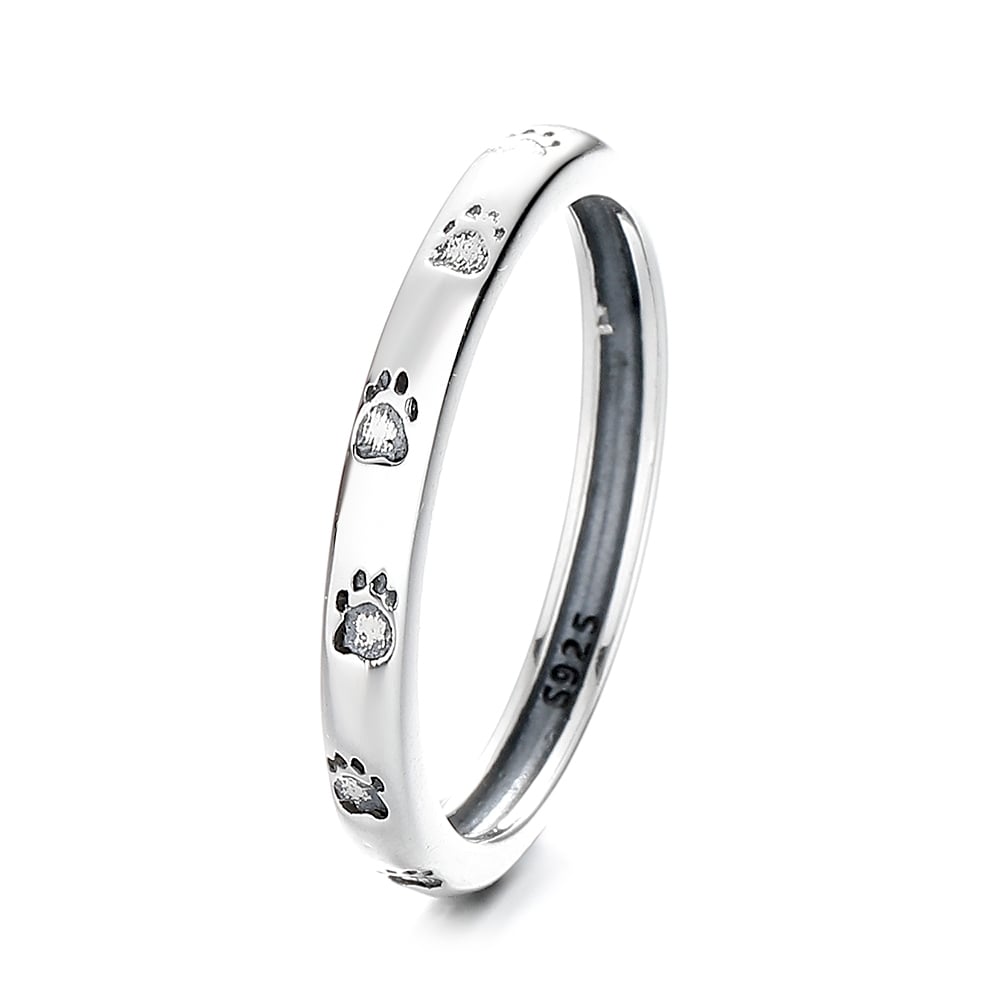 Inel argint 925, JW1313, model labute, placat cu rodiu - poza 1