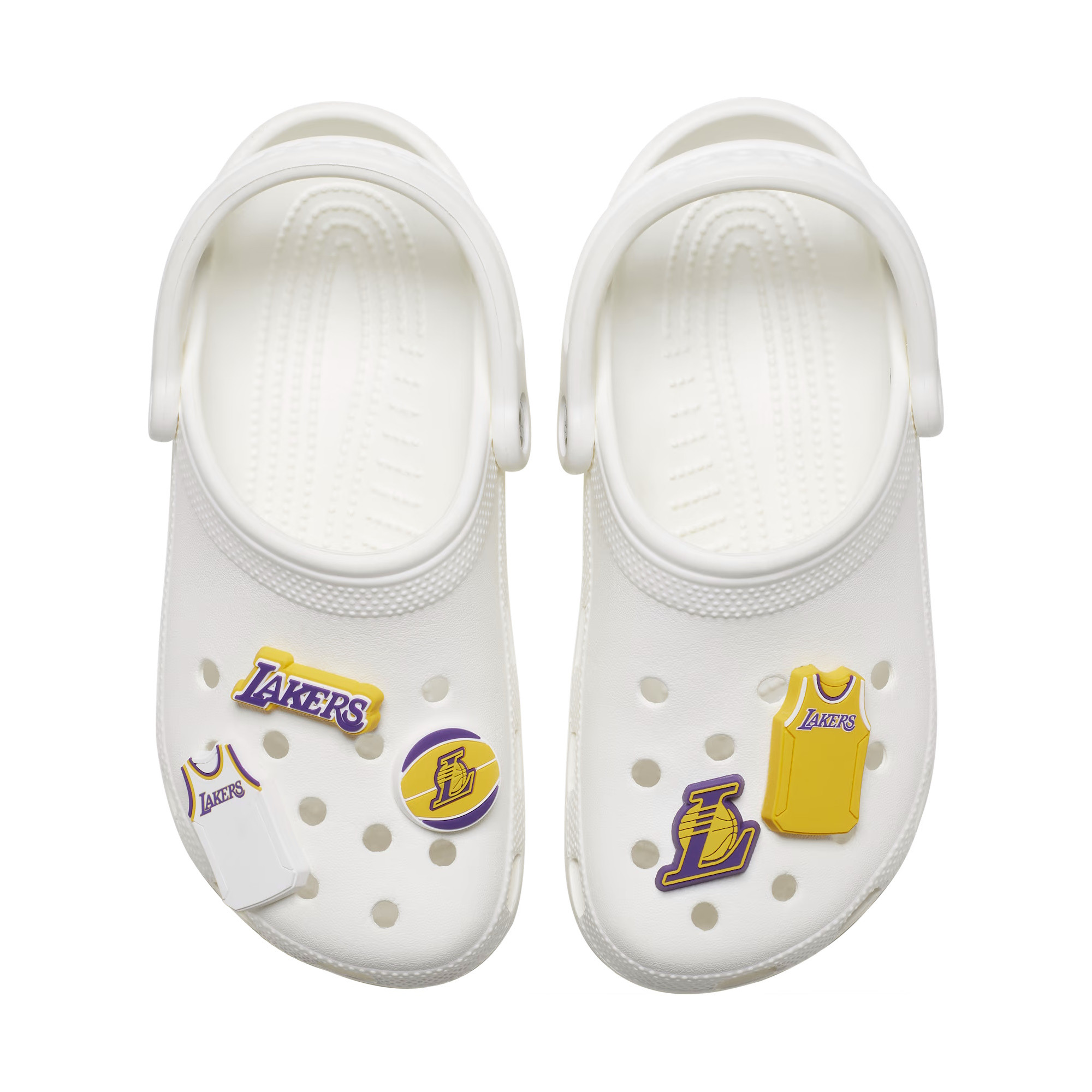 Jibbitz Crocs NBA LA Lakers 5 Pack - poza 3