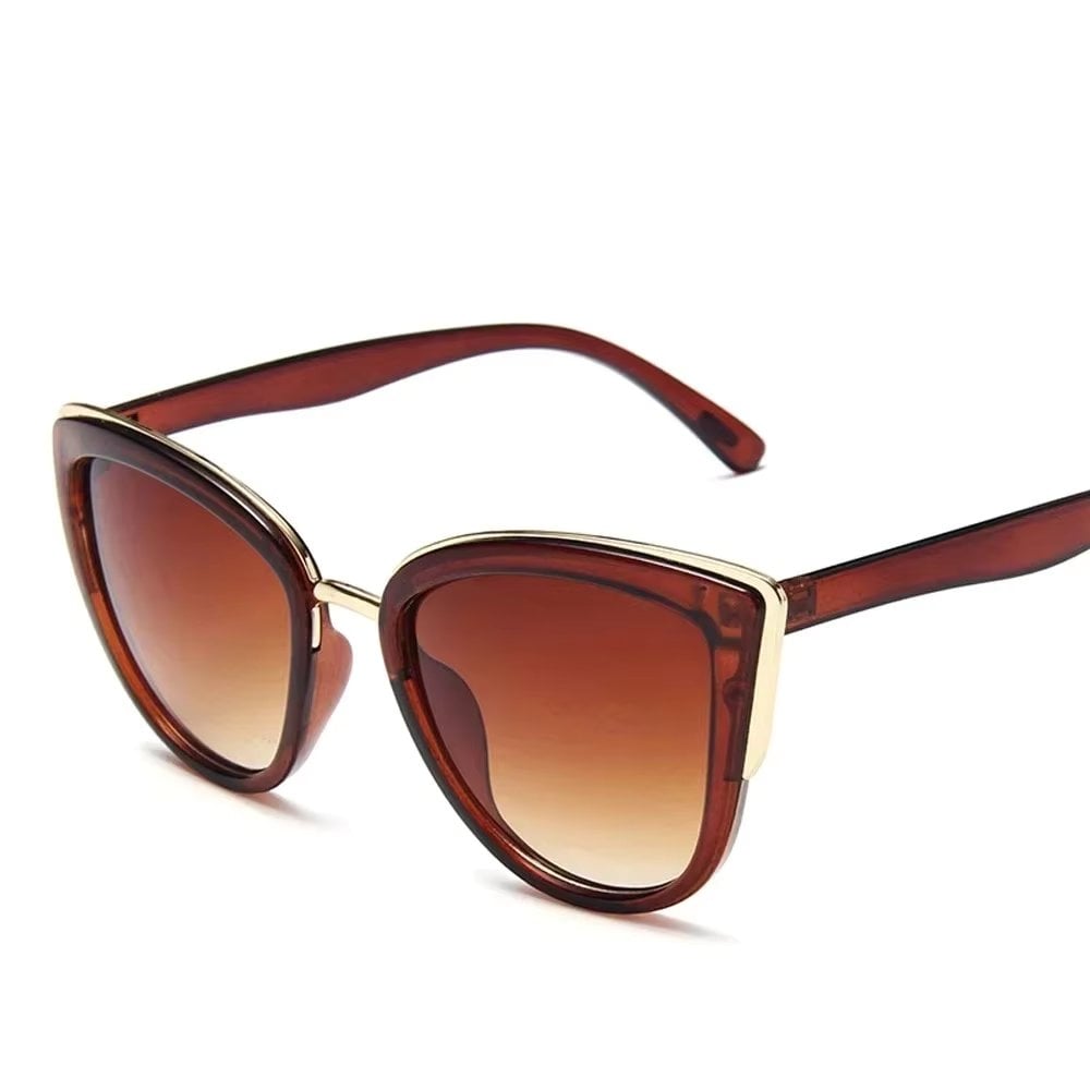 Ochelari de soare pentru femei, SG112, Maro - poza 1