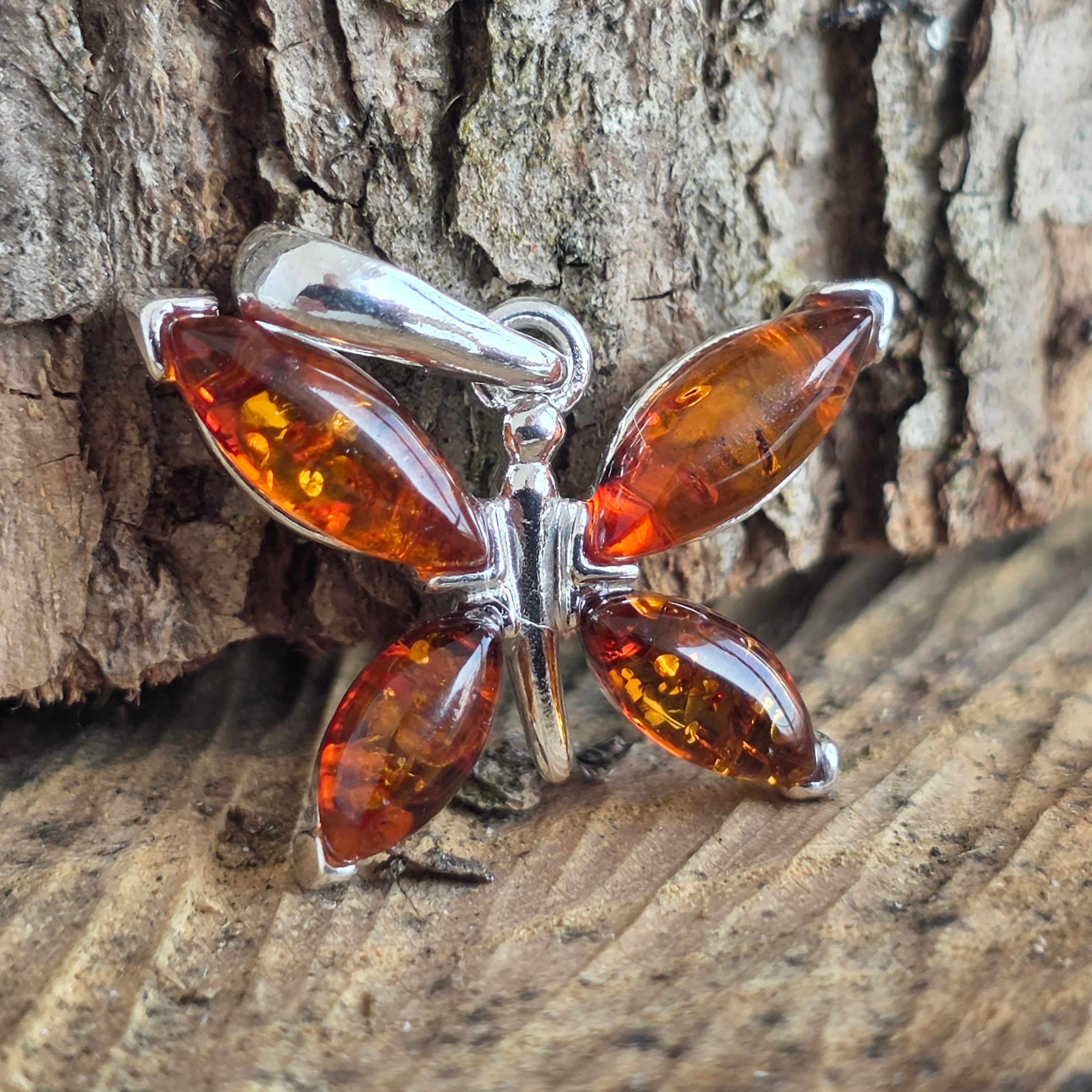 Pandantiv argint cu chihlimbar Amber43