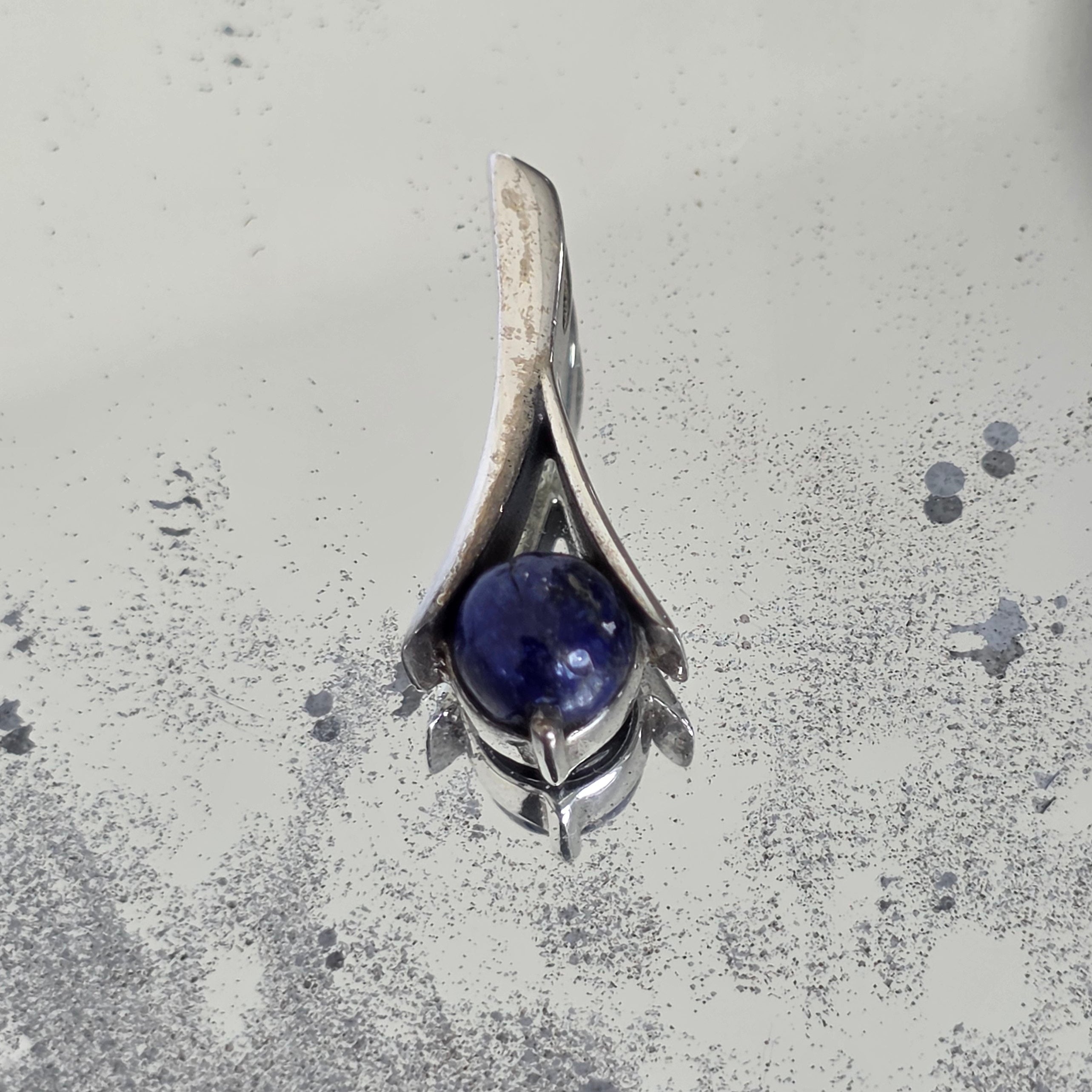Pandantiv argint lapis lazuli | Blue 7