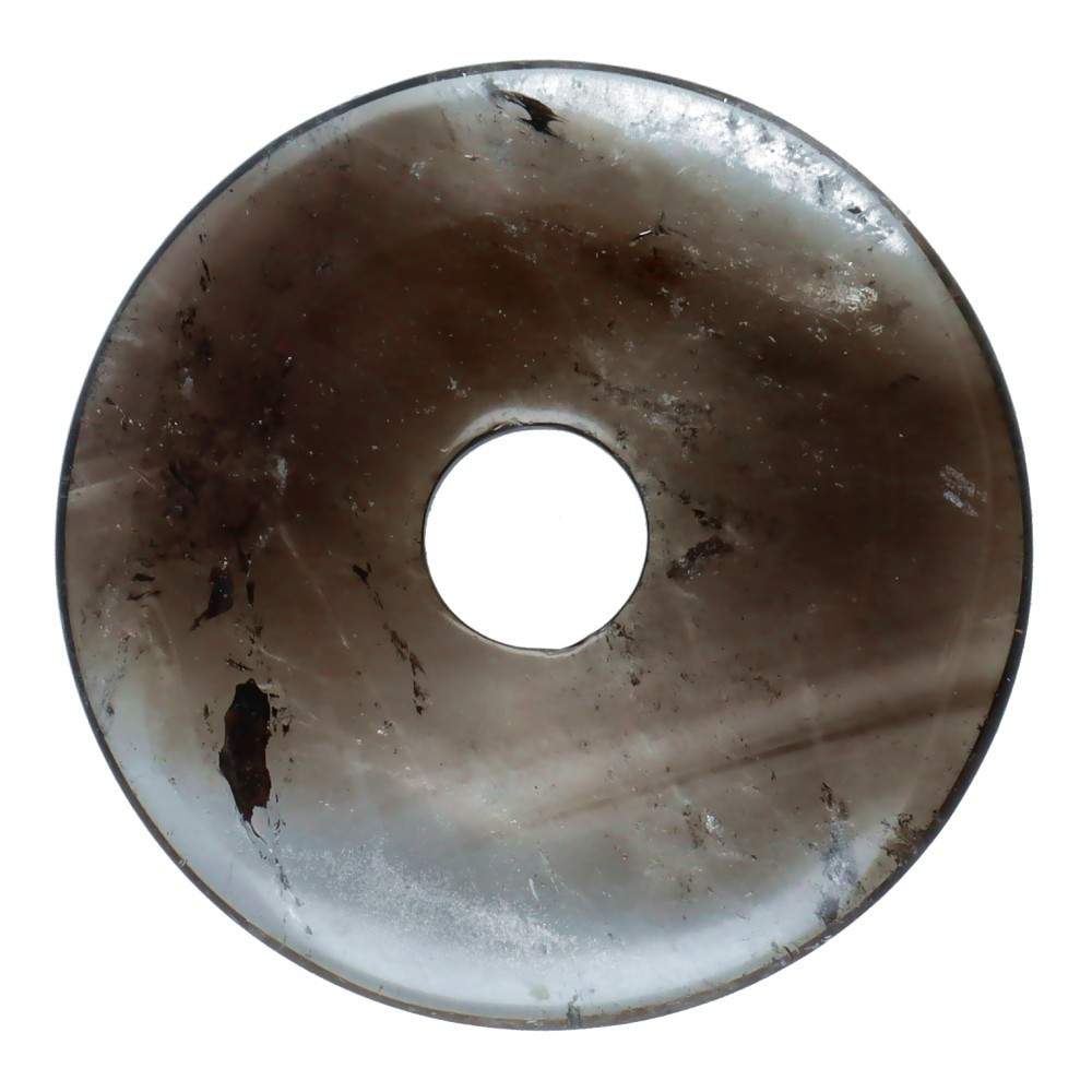 Pandantiv piatra pi cuart fumuriu DONUT model M