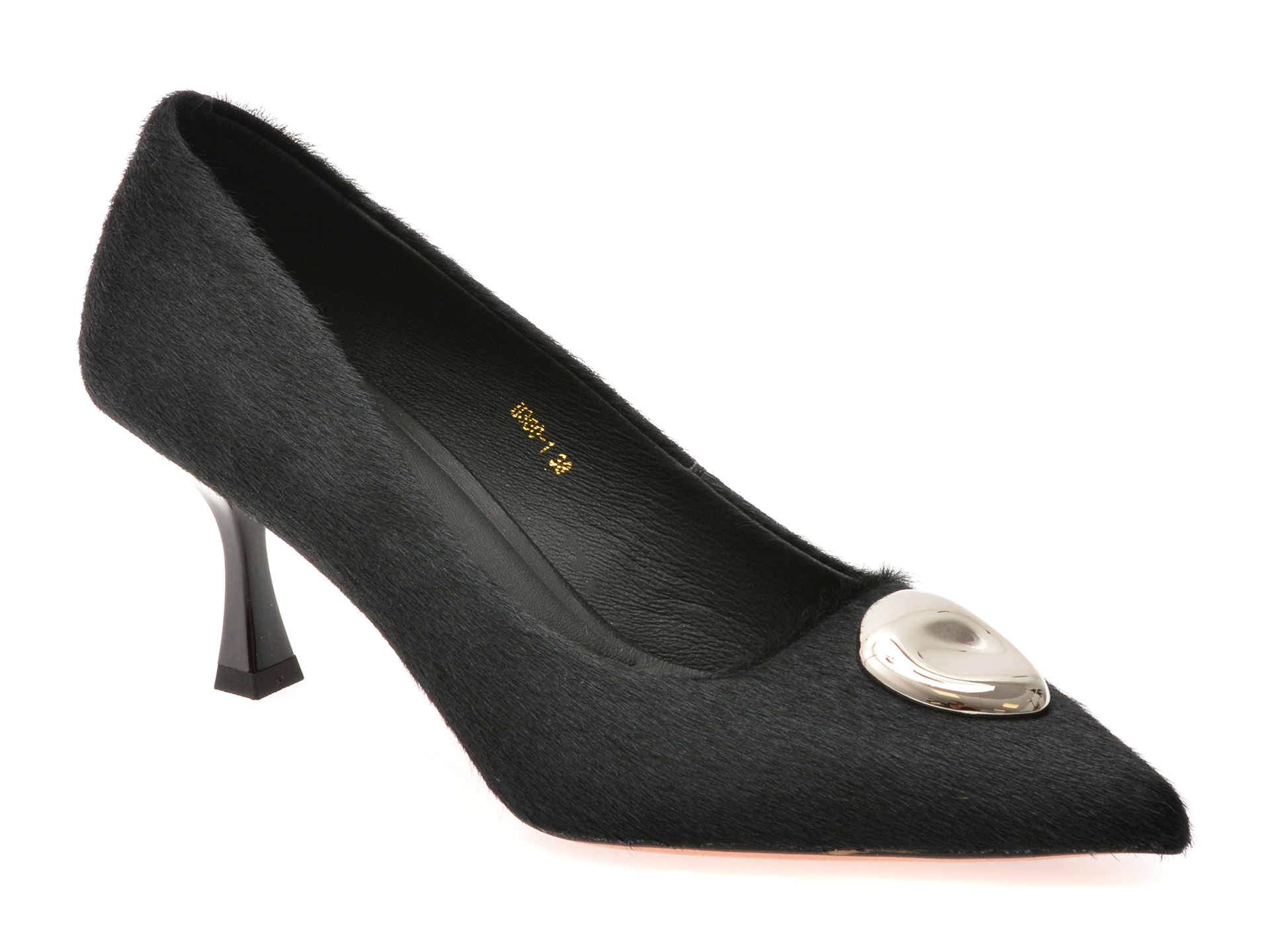 Pantofi eleganti EPICA negri, 3601, din piele naturala