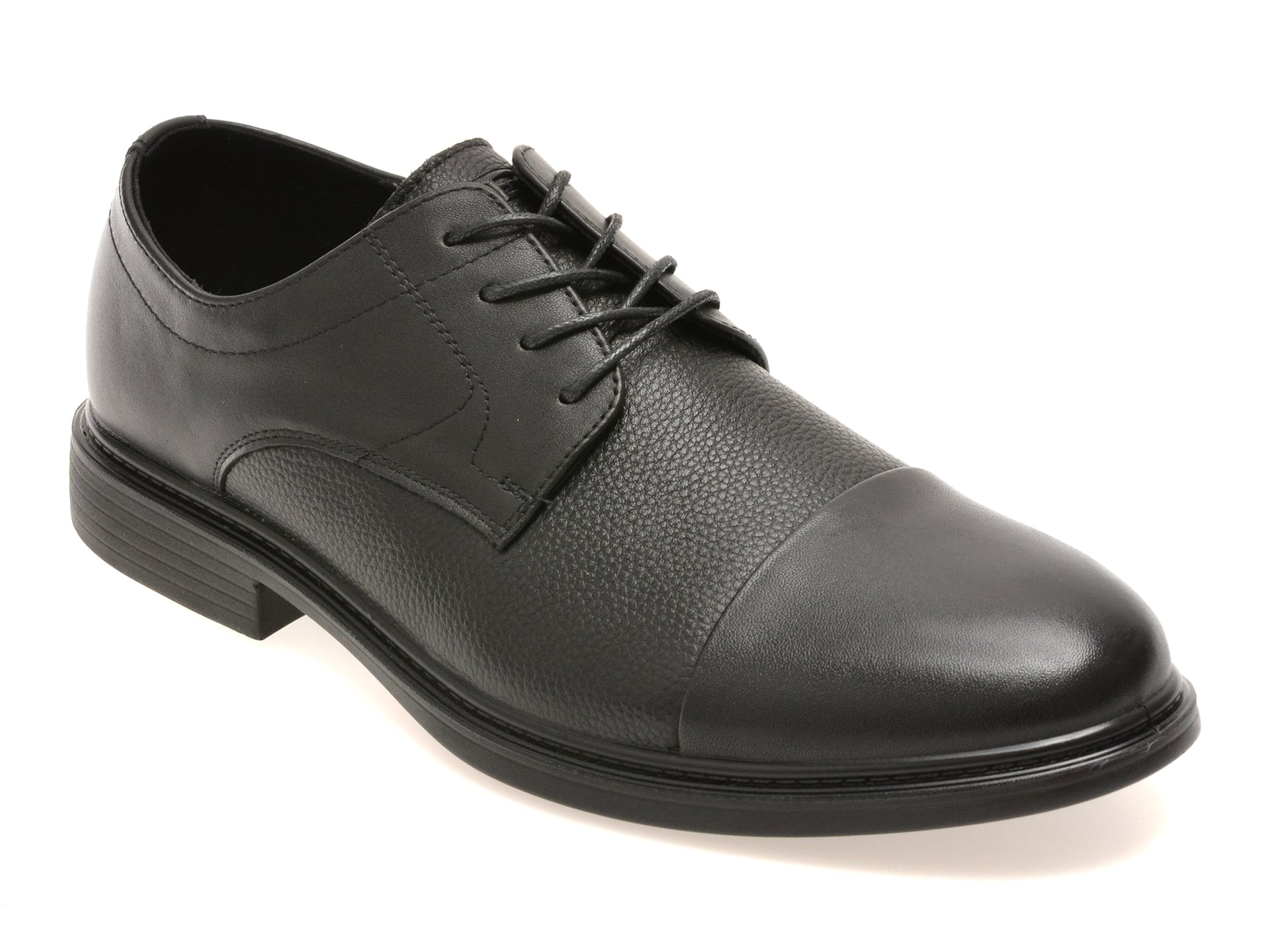 Pantofi eleganti OTTER negri, 5670110, din piele naturala