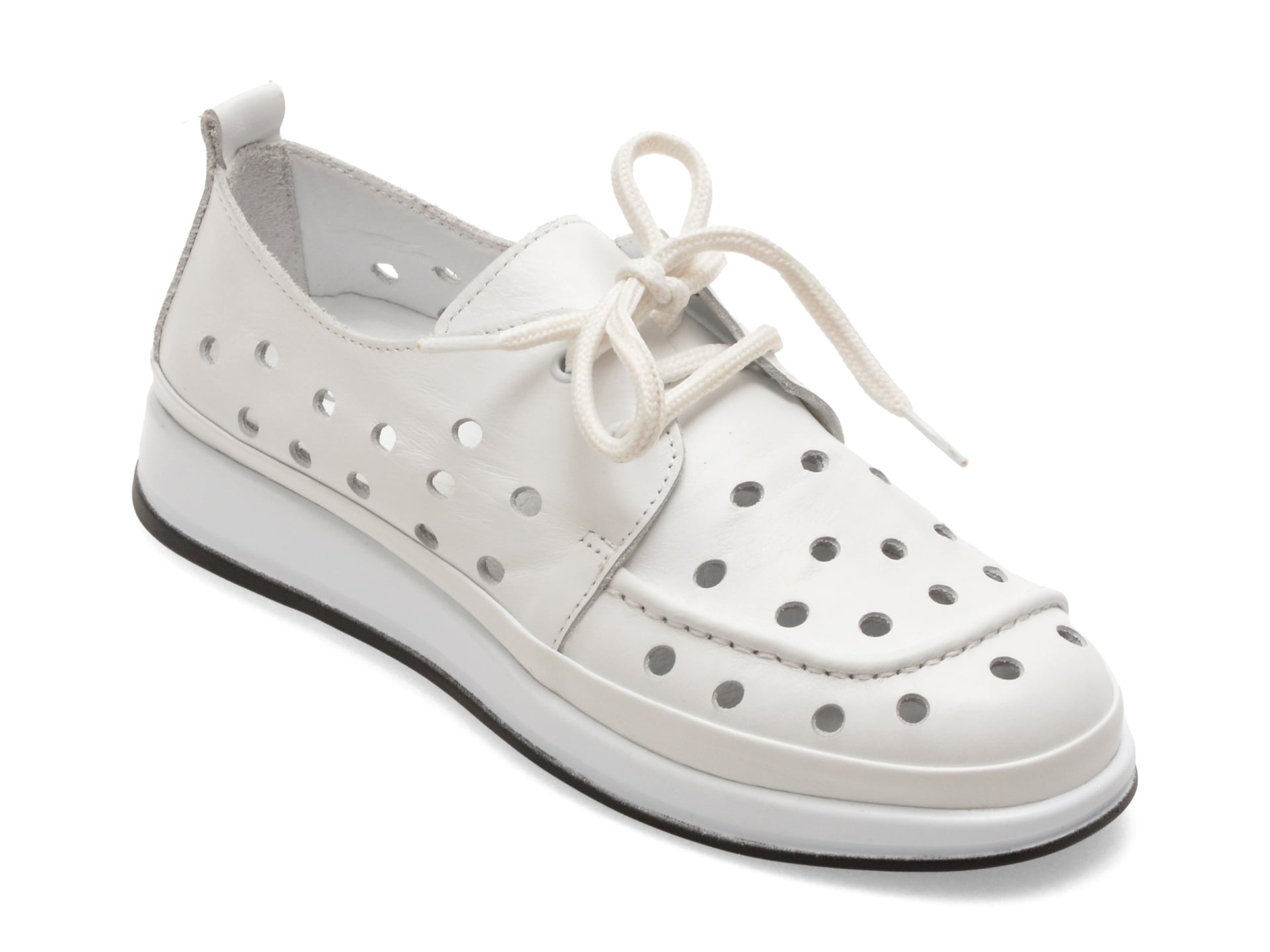 Pantofi GRYXX albi, 5092307, din piele naturala