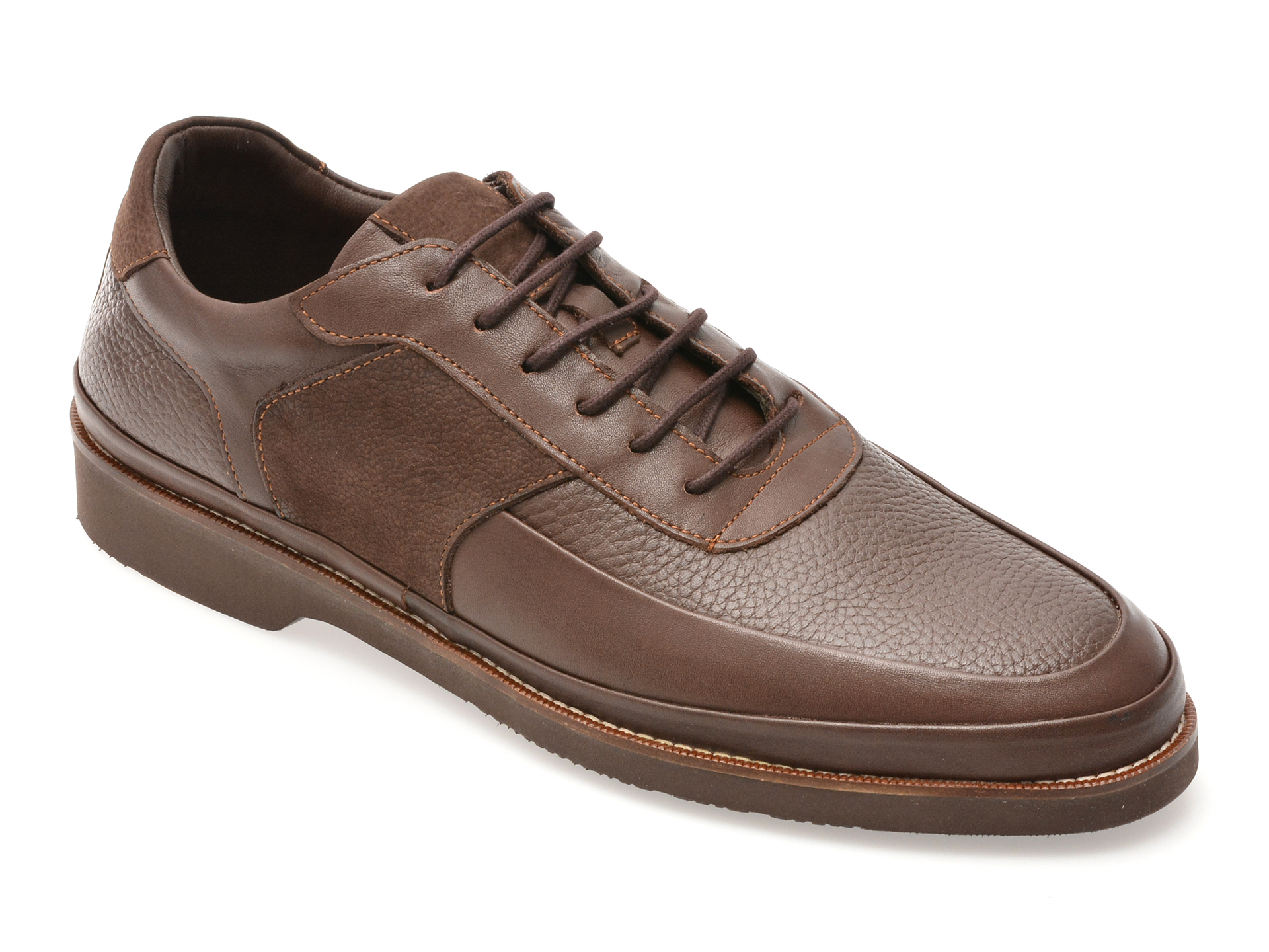 Pantofi OTTER maro, 813, din piele naturala