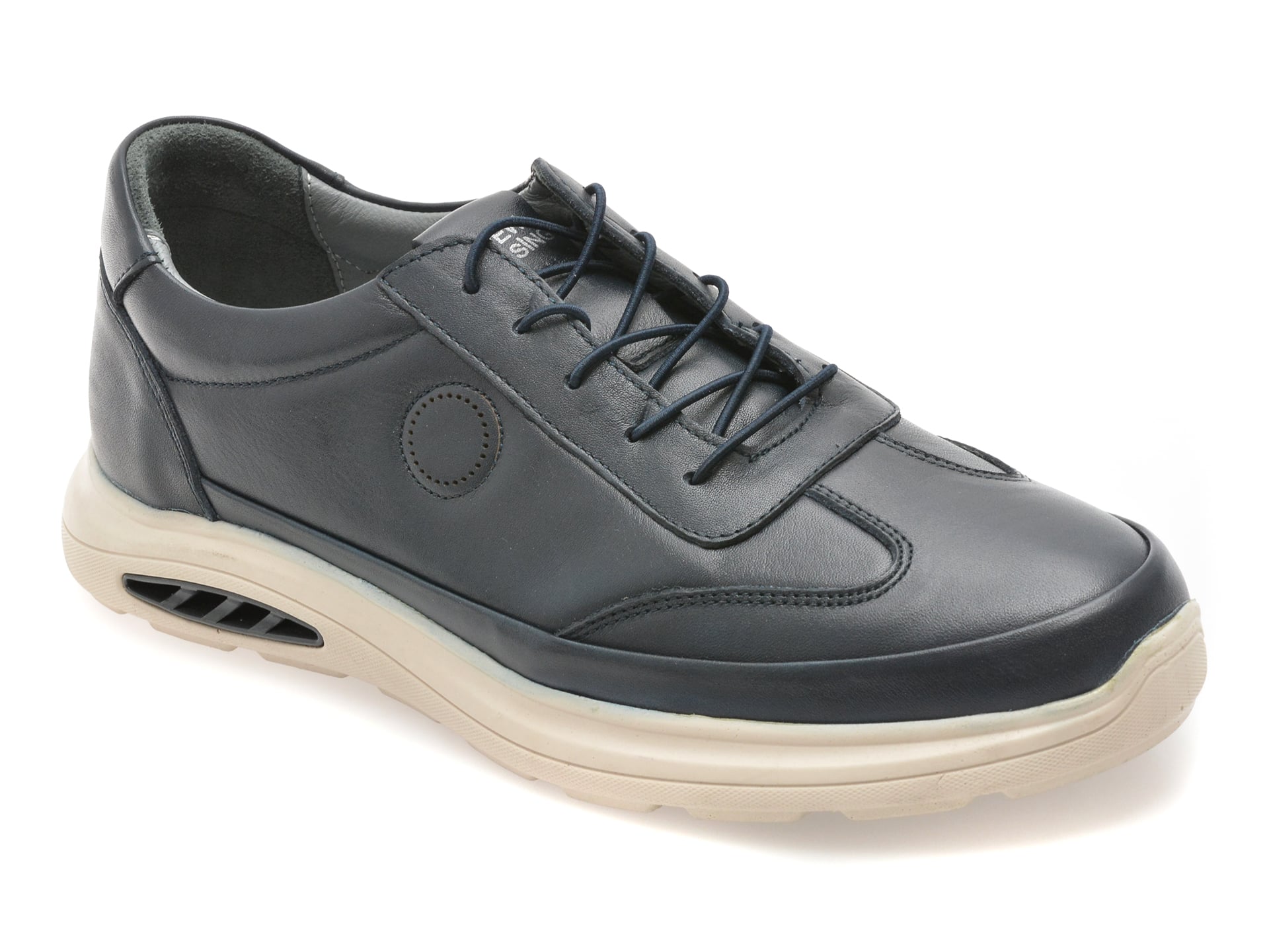 Pantofi sport BITE THE BULLET bleumarin, FV310, din piele naturala