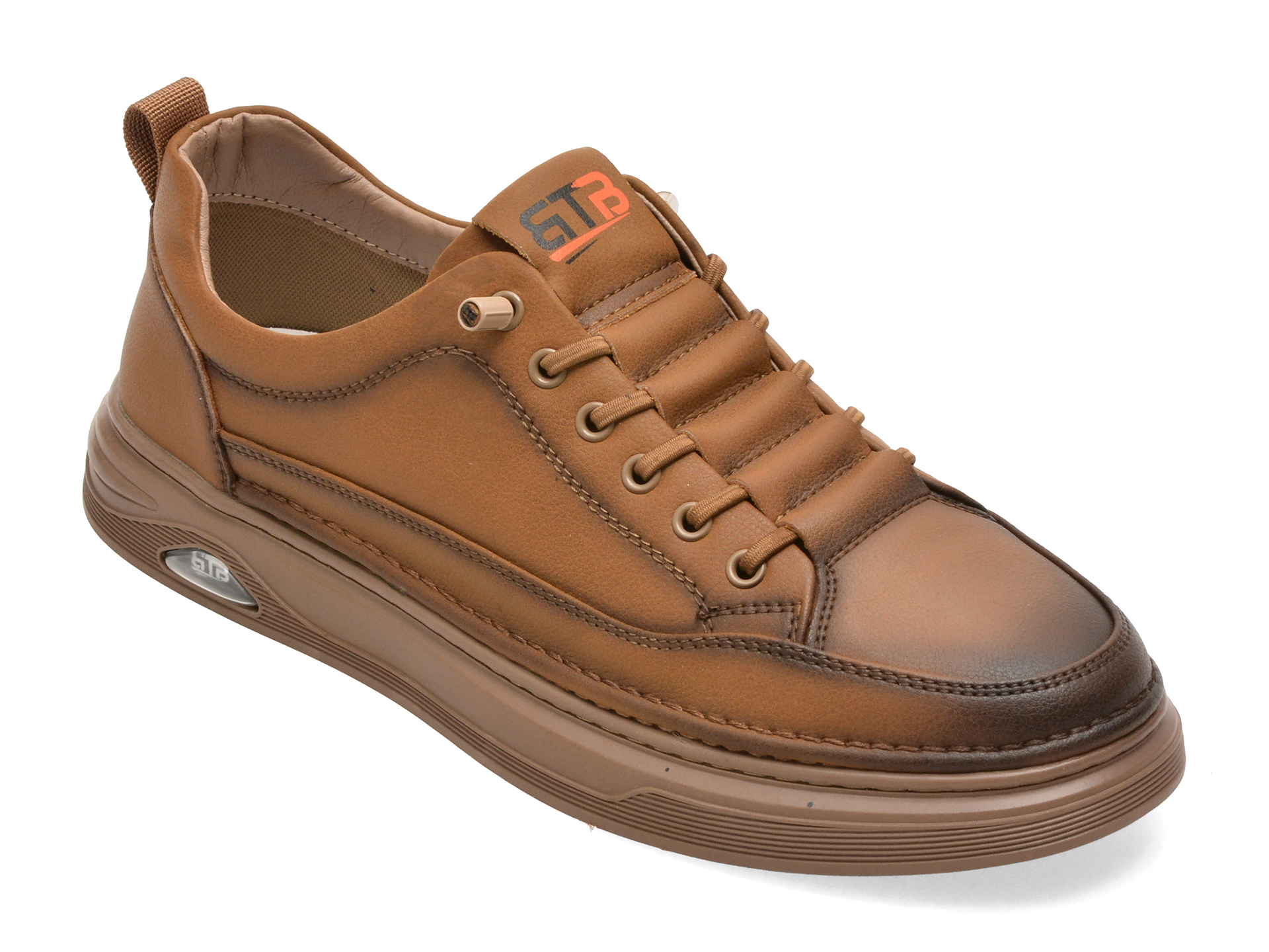 Pantofi sport BITE THE BULLET maro, 78732, din piele naturala