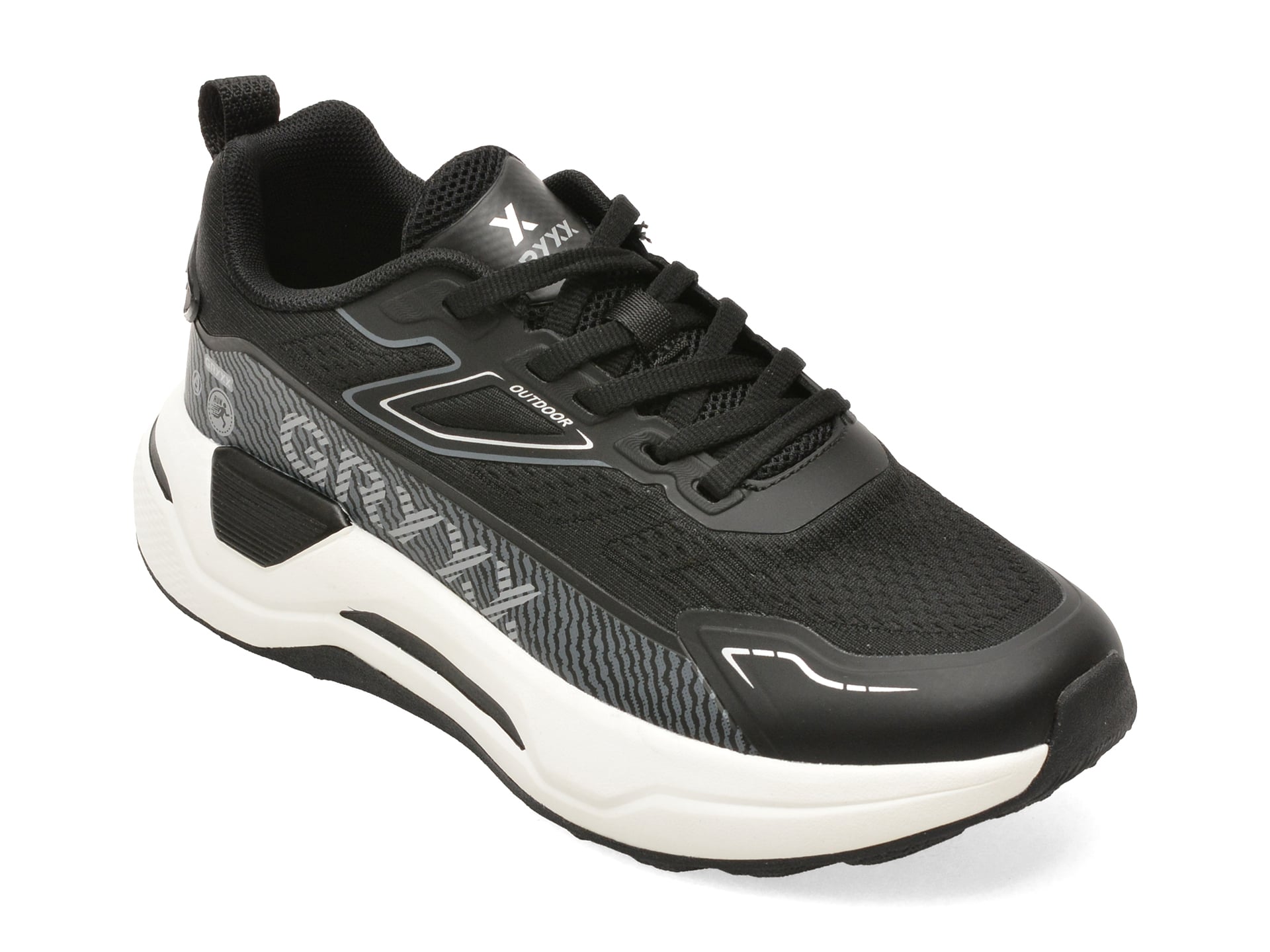 Pantofi sport GRYXX negri, 253187, din material textil
