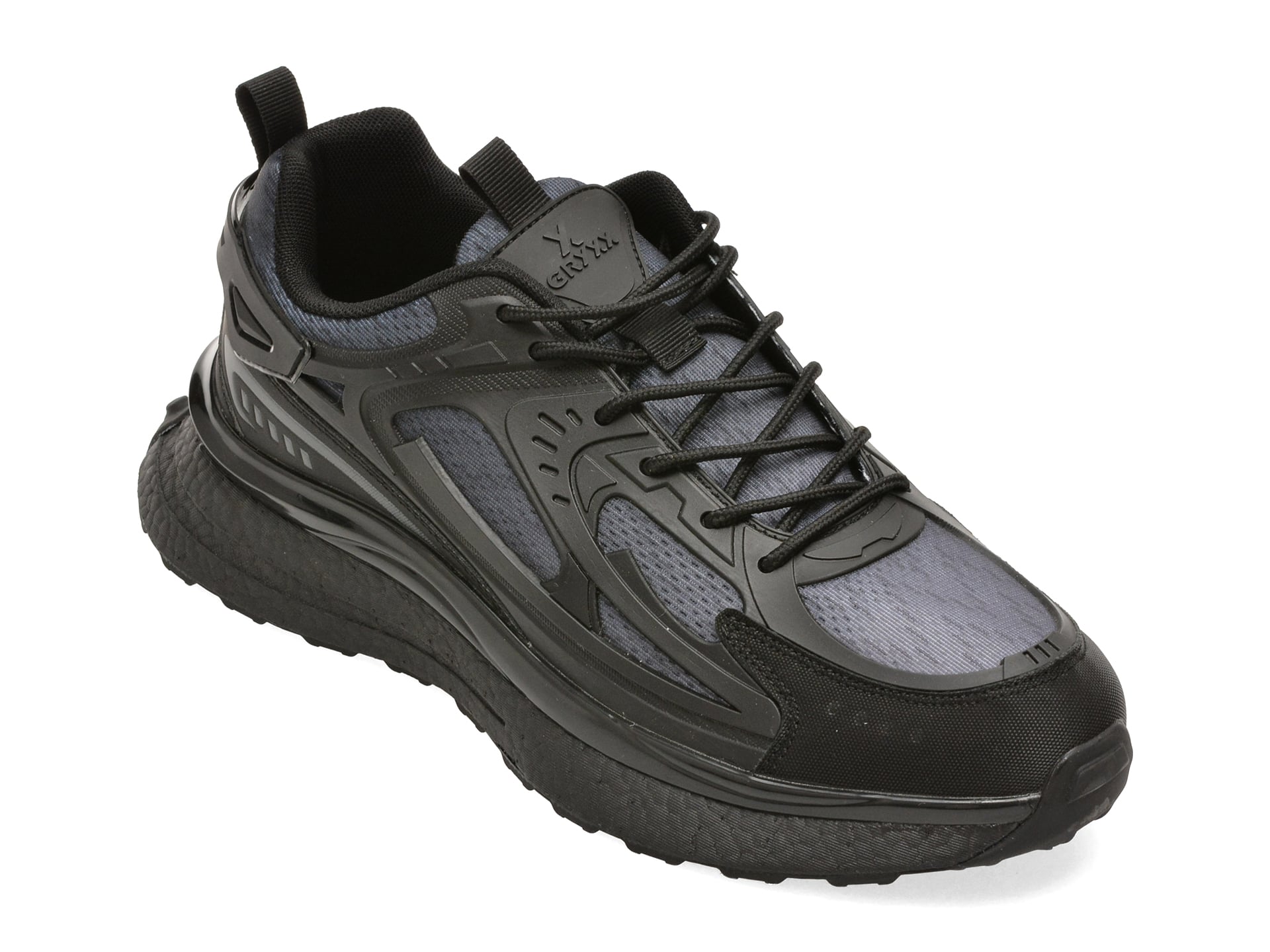 Pantofi sport GRYXX negri, 33398, din piele ecologica