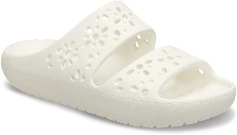 Papuci Crocs Classic Floral Cut Out Sandal - poza 5