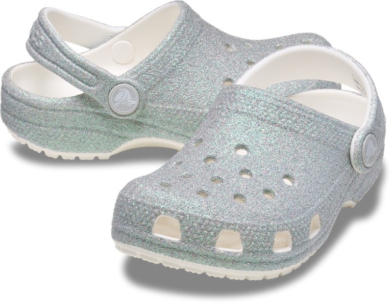 Papuci Crocs Classic Iridescent Glitter CgT - poza 3