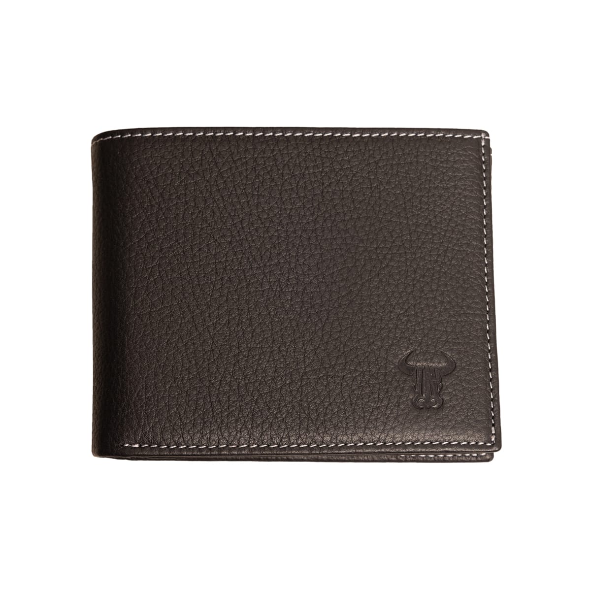 Portofel barbati din piele naturala negru Eyelet