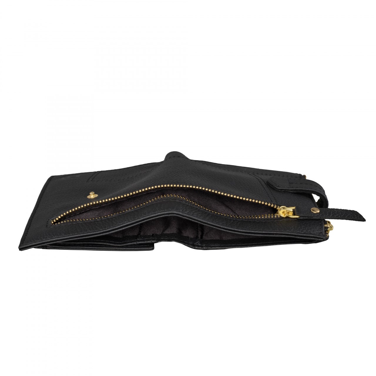Portofel dama Marquise, Leandra PT1498, piele naturala, Negru - poza 2
