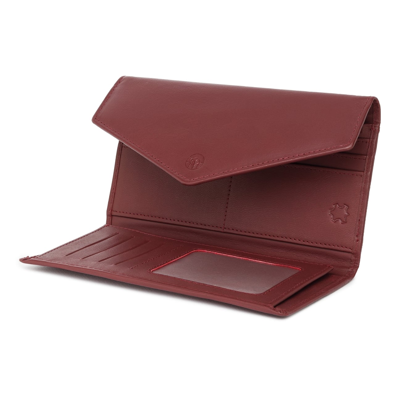 Portofel dama Marquise, Zendaya PT1453, piele naturala, Bordo - poza 2