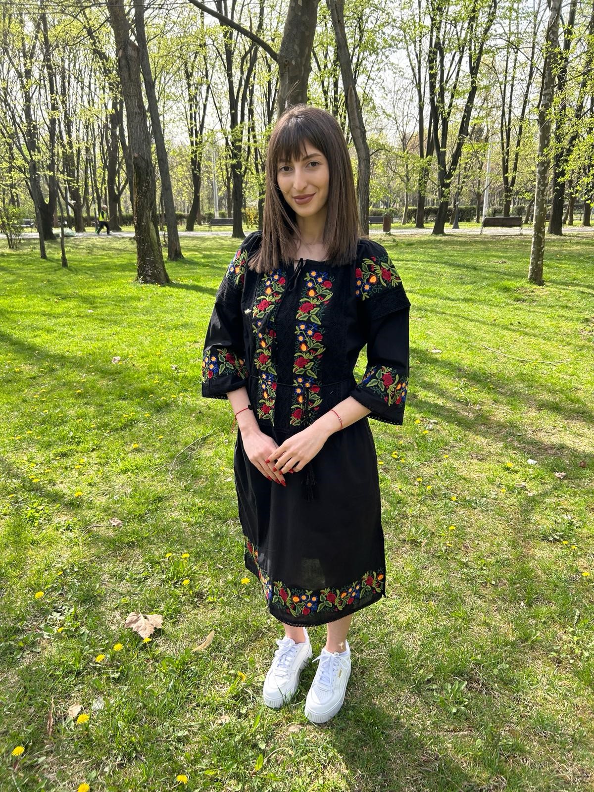 Rochie tradițională femei TM881 *amurg* - S