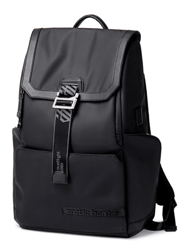 Rucsac pentru barbati, B00428, model urban, Negru - poza 5
