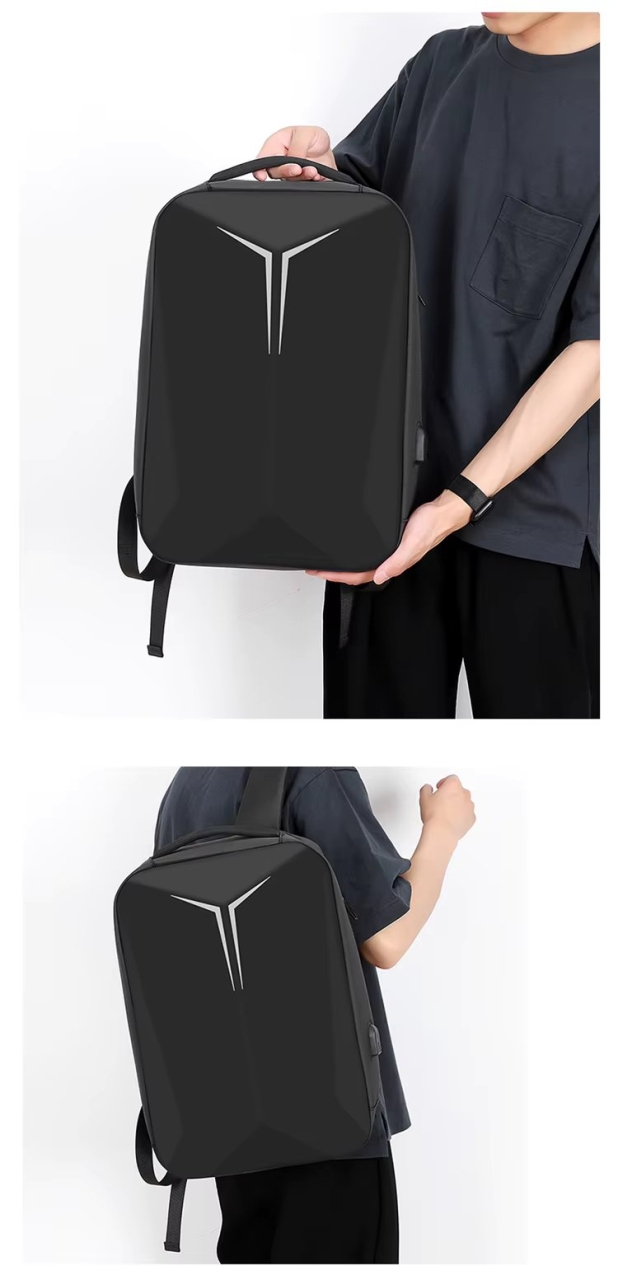 Rucsac unisex, Sylion GT3753, port USB, Albastru - poza 3