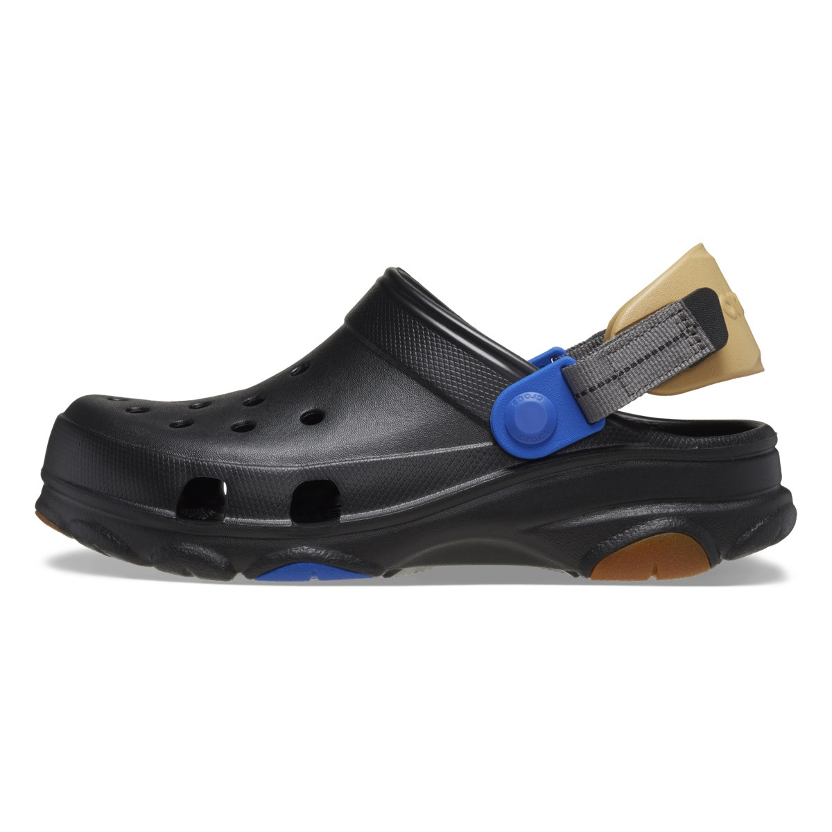 Saboti Crocs Classic All-Terrain Clog Kids Negru - Black/Gum - poza 3