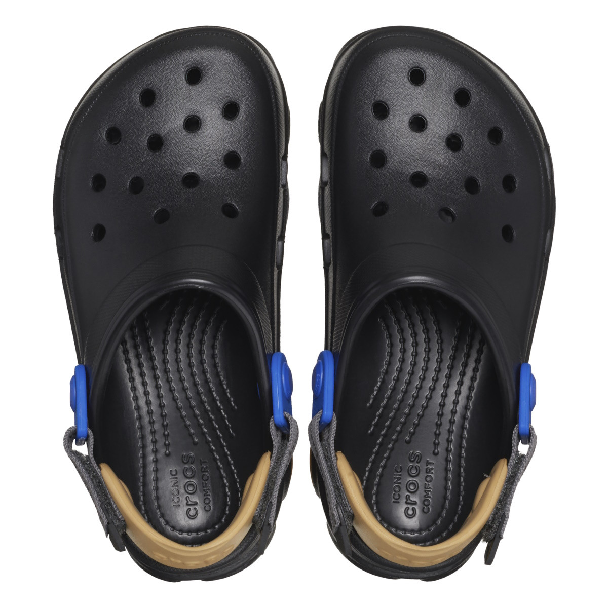 Saboti Crocs Classic All-Terrain Clog Kids Negru - Black/Gum - poza 5