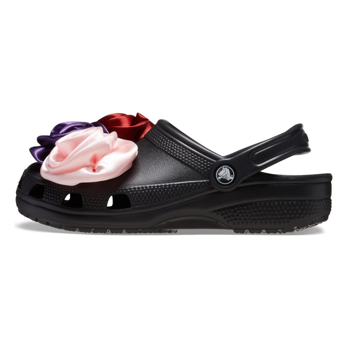 Saboti Crocs Classic Rosette Clog Negru - Black - poza 3