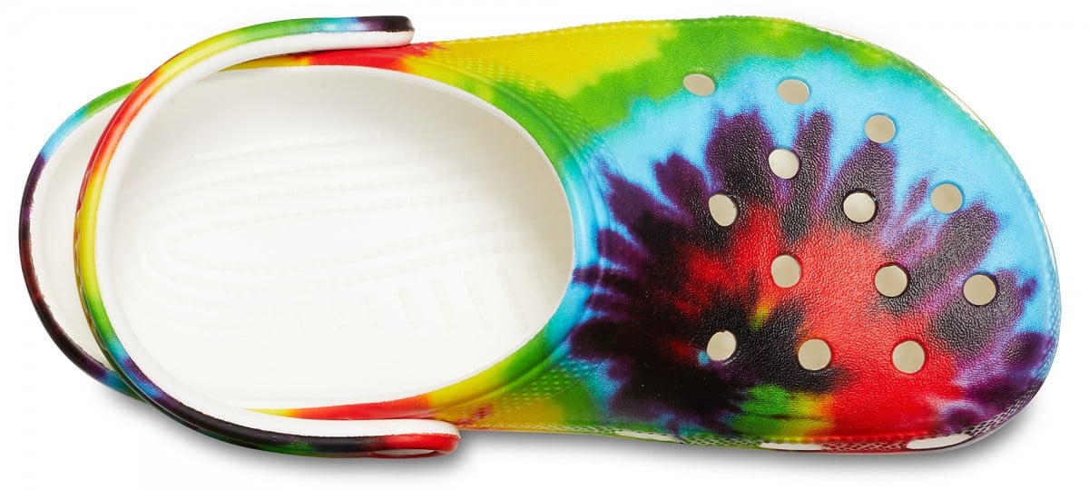 Saboti Crocs Classic Tie-Dye Graphic Clog Multicolor - Multi - poza 3