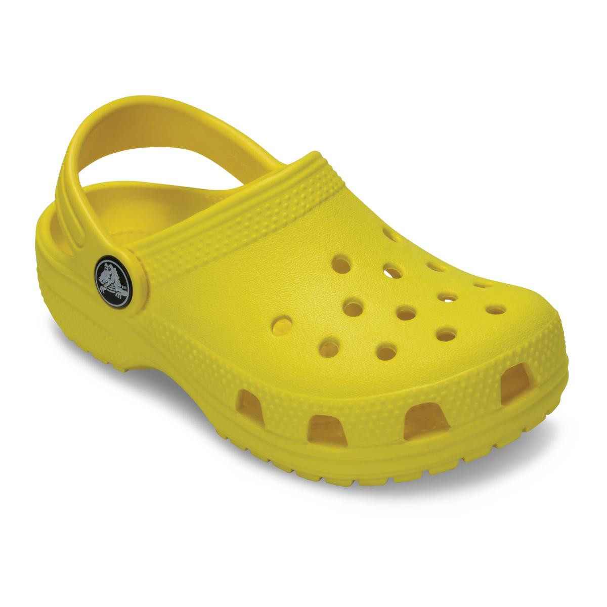 Saboți Crocs Classic Toddlers New clog Galben - Lemon - poza 2