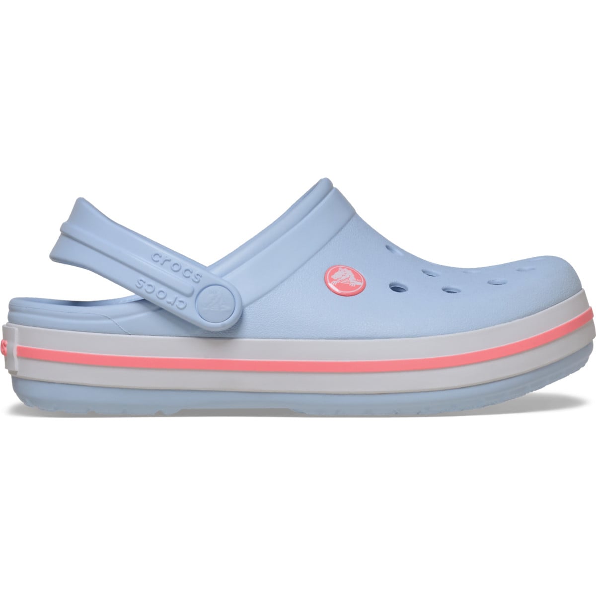Saboți Crocs Crocband Kid's New Clog Albastru - Blue Frost/Guava - poza 1