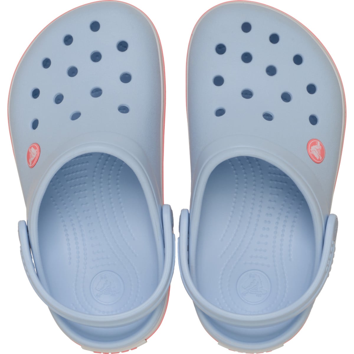 Saboți Crocs Crocband Kid's New Clog Albastru - Blue Frost/Guava - poza 5