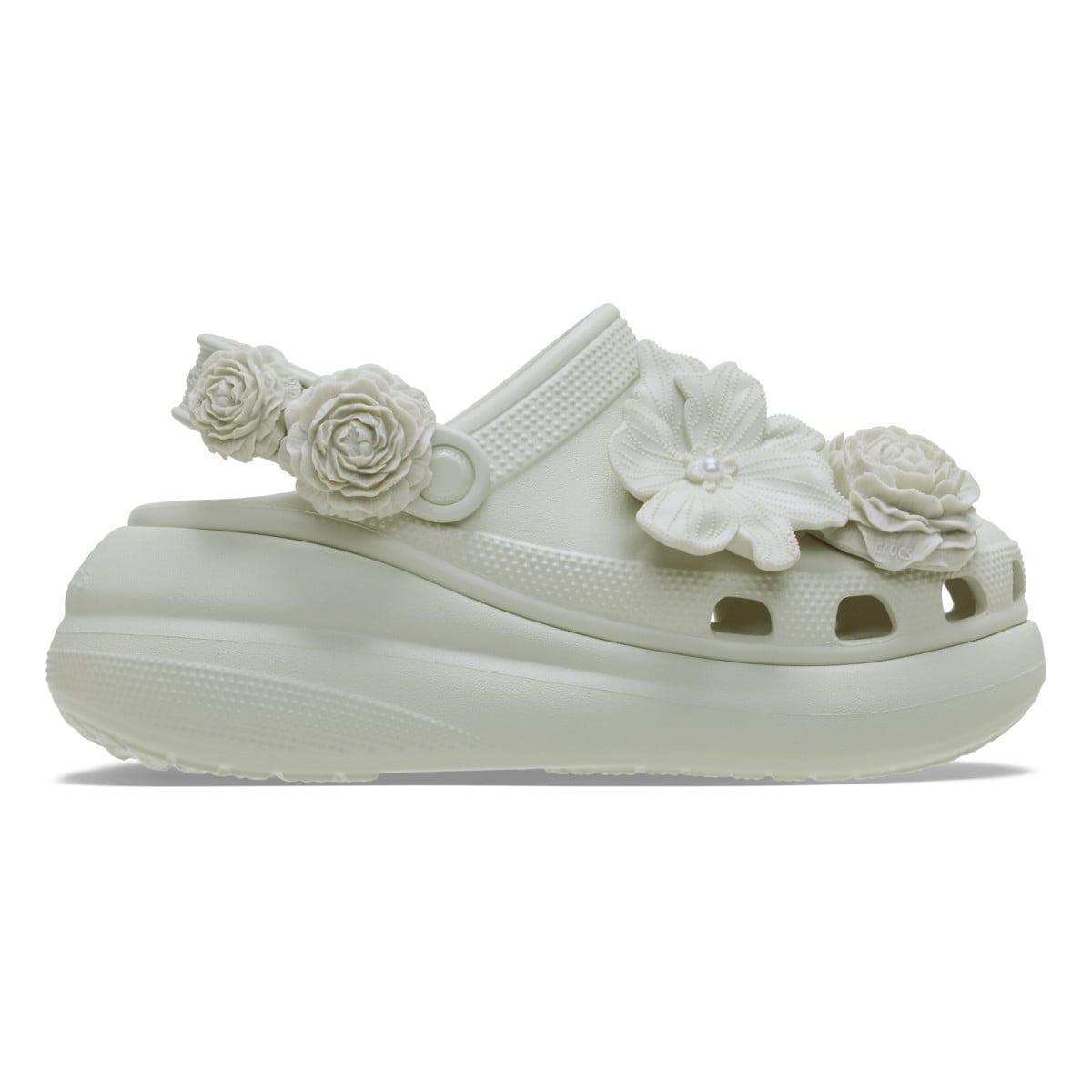 Saboți Crocs Crush Bouquet Clog Bej - Linen - poza 1
