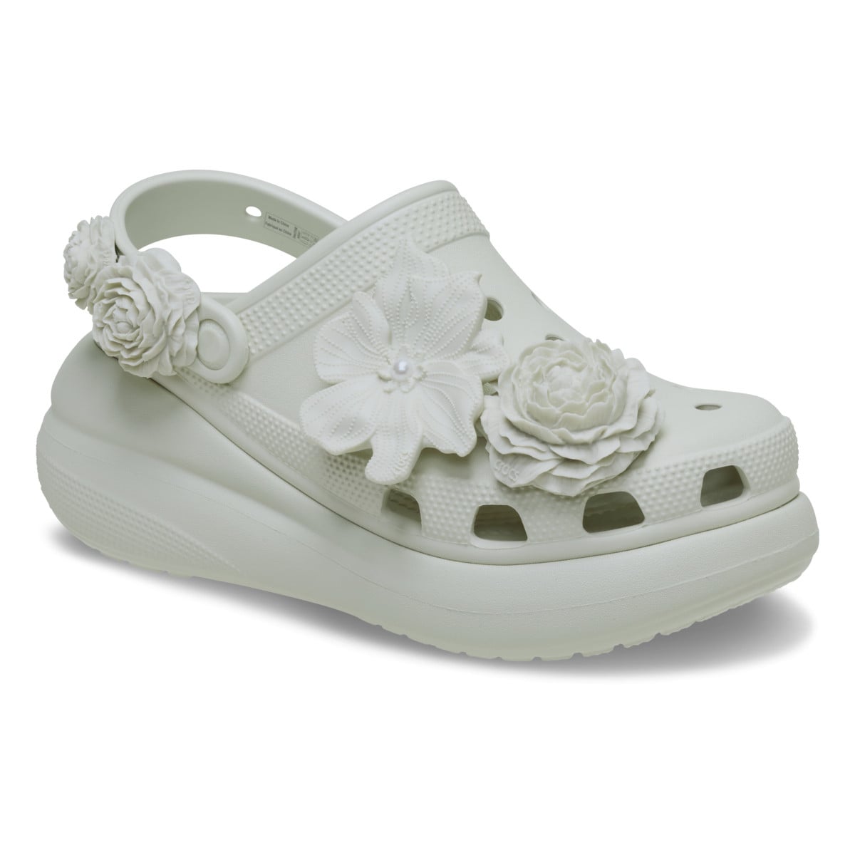 Saboți Crocs Crush Bouquet Clog Bej - Linen - poza 2
