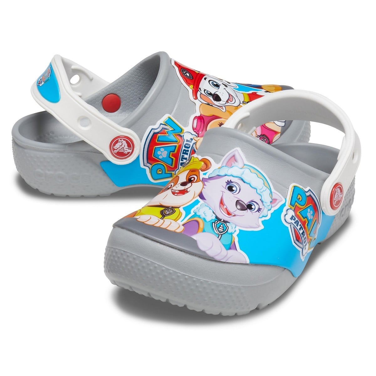 Saboți Crocs Fun Lab Paw Patrol Gri - Light Grey - poza 1