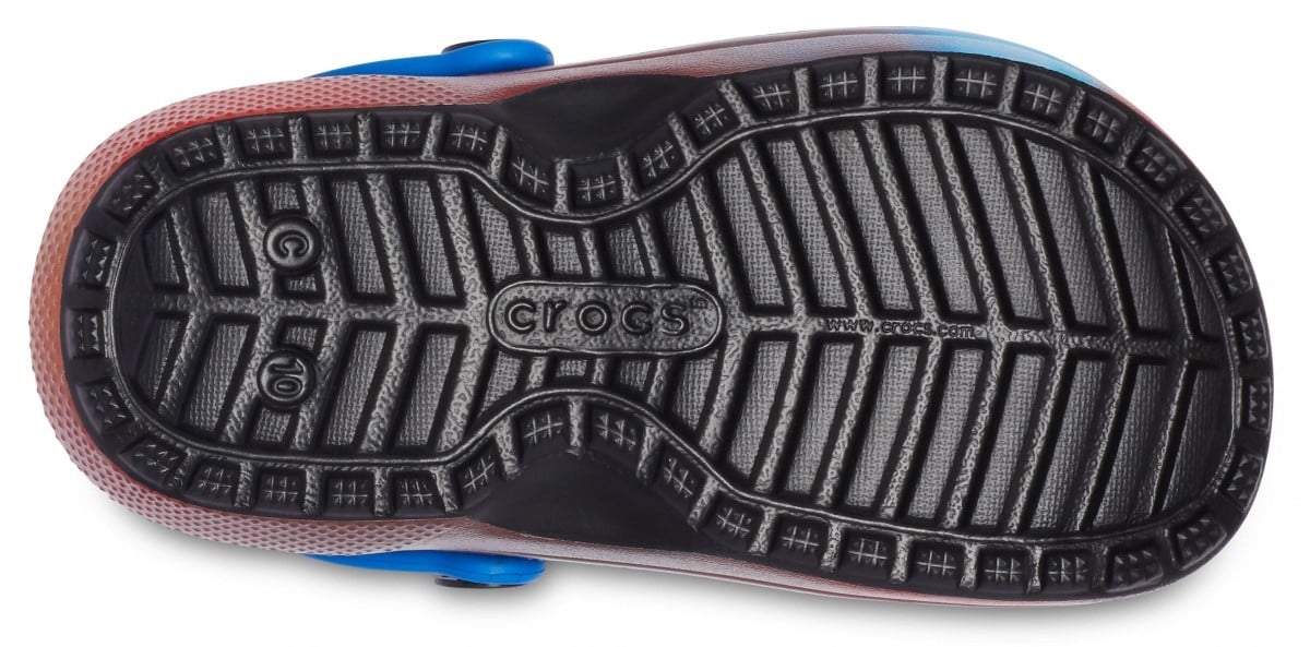 Saboți Crocs Kids' Classic Lined Out of this World Clog Albastru - Bright Cobalt - poza 4