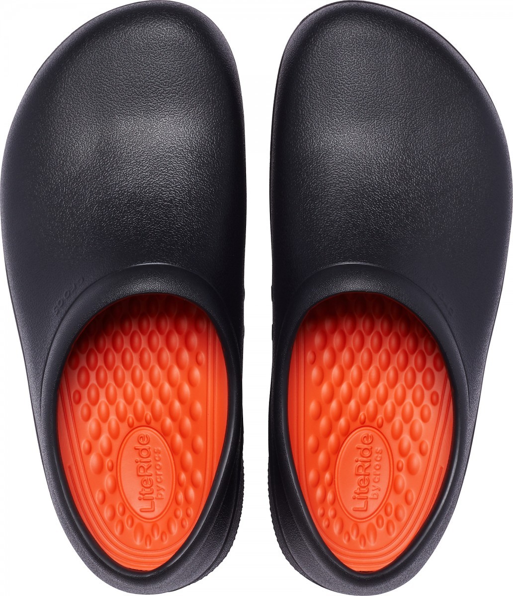 Saboți Crocs On The Clock LiteRide Slip-On Negru - Black - poza 3