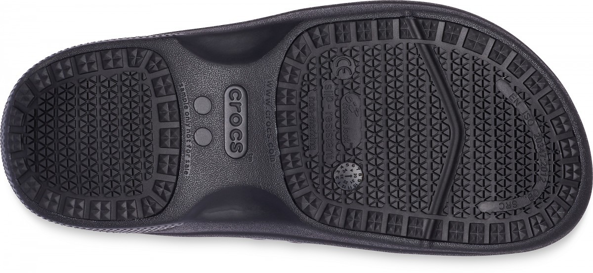 Saboți Crocs On The Clock LiteRide Slip-On Negru - Black - poza 4