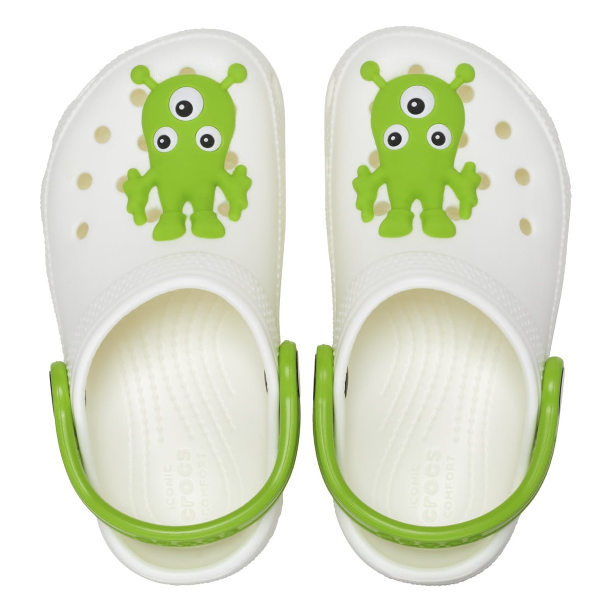 Saboti Crocs Toddler Classic Glow Alien Clog Multicolor - Multi - poza 3