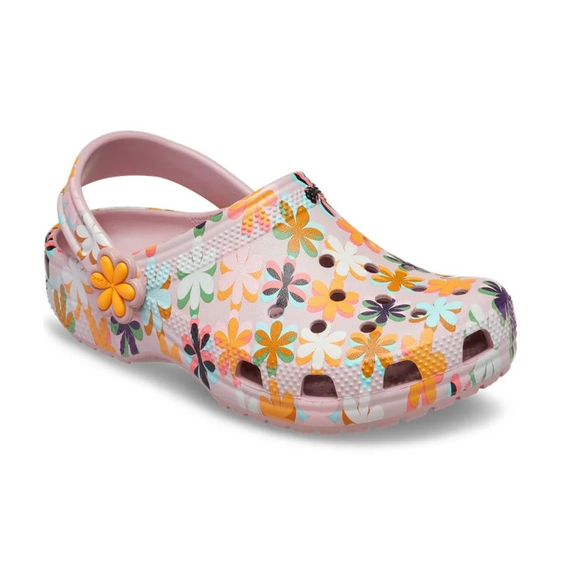 Saboți Crocs Toddler Classic Retro Summer Clog Mov - Mauve - poza 2
