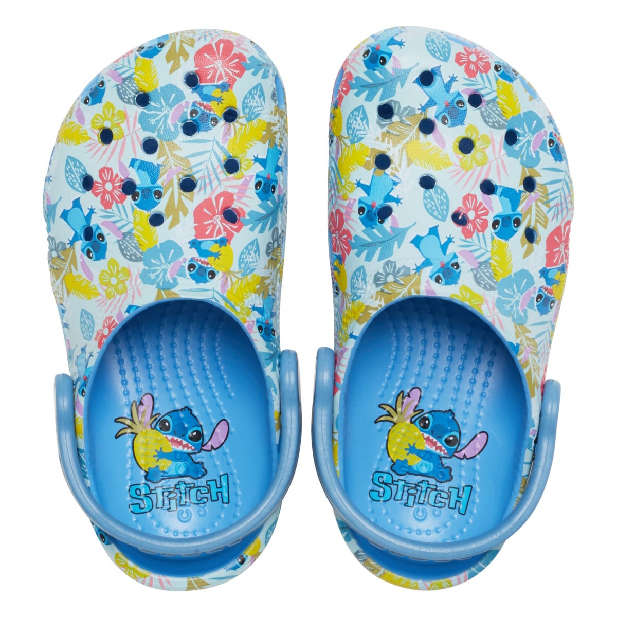 Saboti Crocs Toddler Disney Stitch Classic Clog Albastru - Oxygen - poza 3